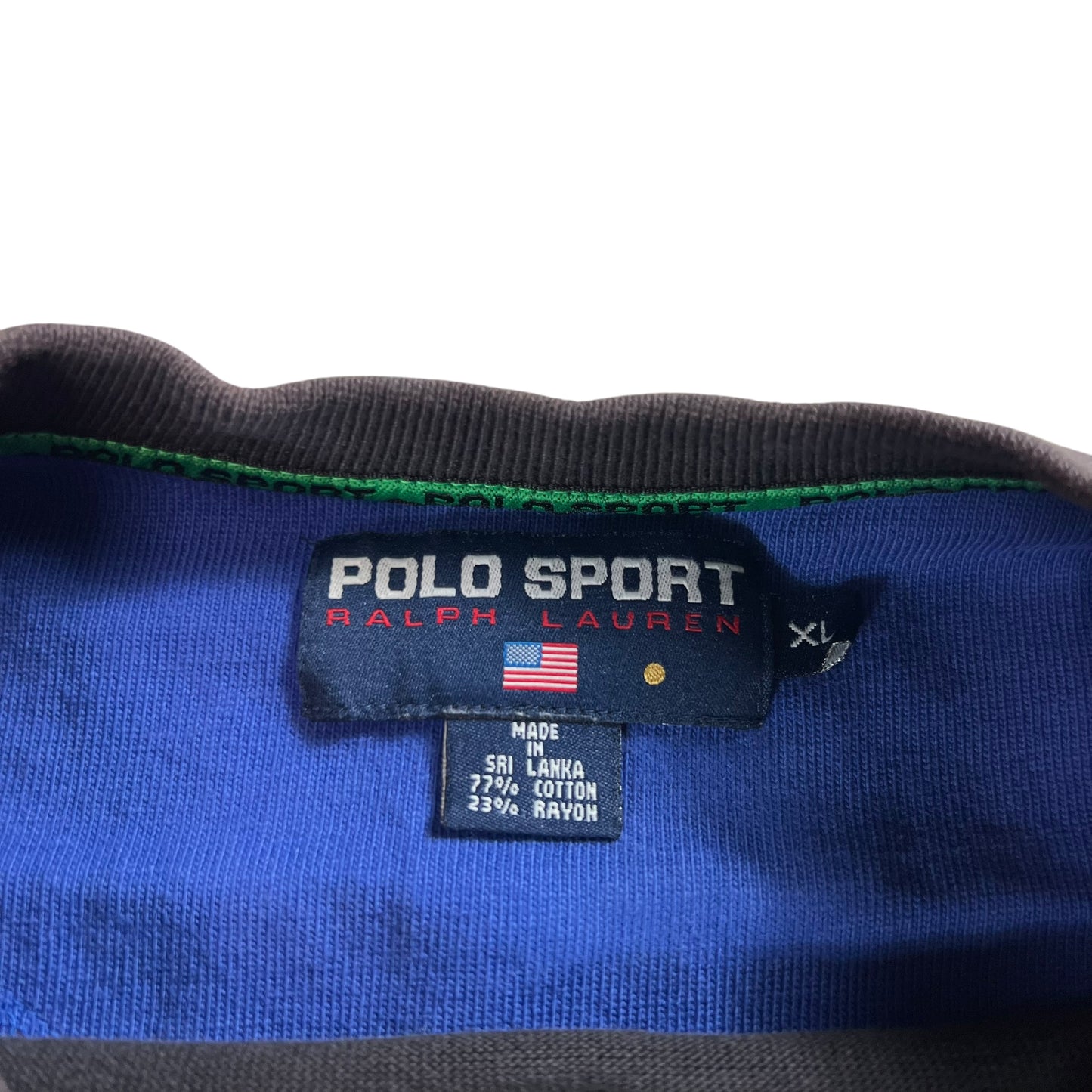 Vintage 90s Polo Sport Ralph Lauren faded crewneck (XL)