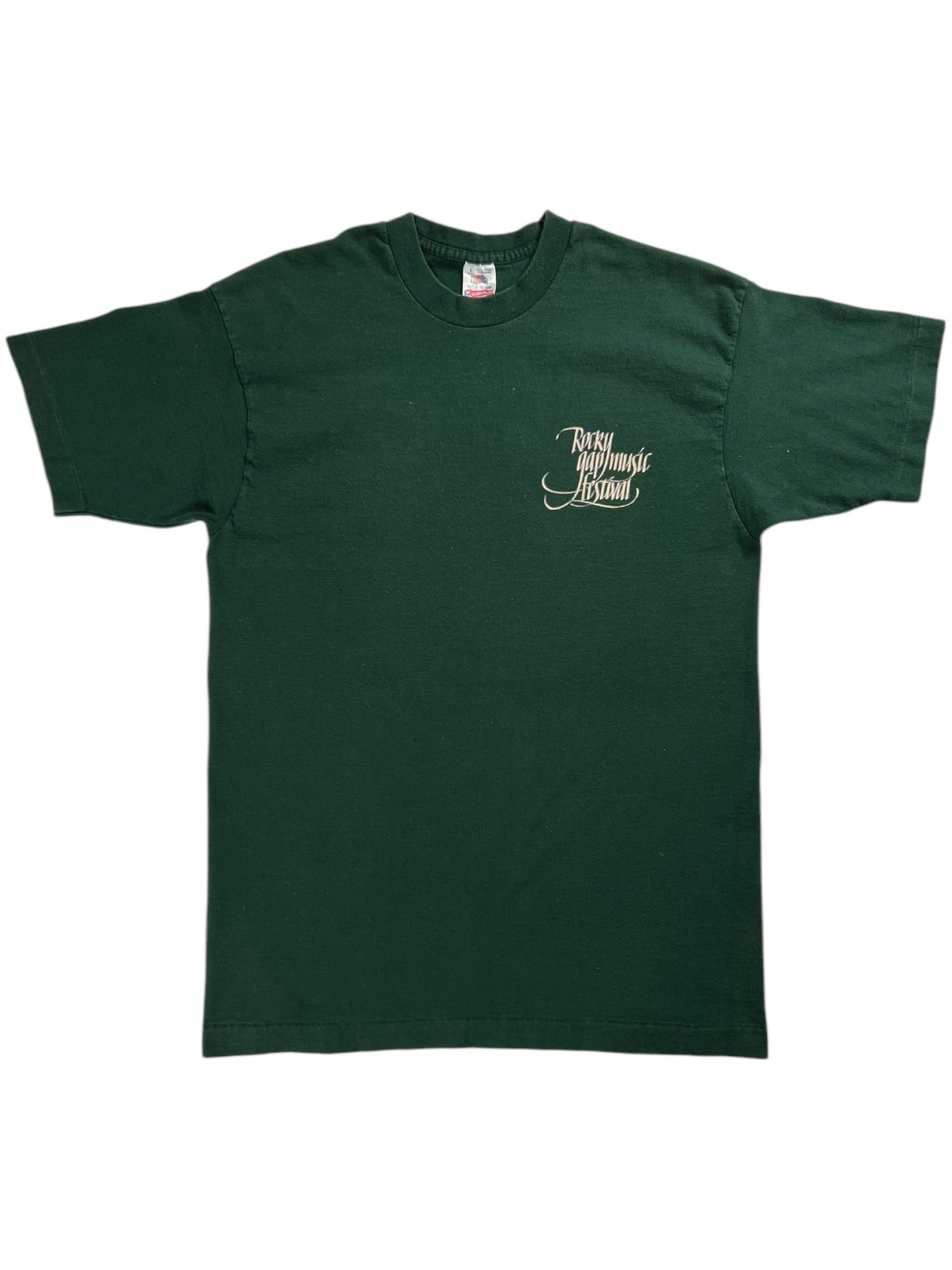 Vintage 90s Rocky Gap Music Festival Fruit of the loom tee shirt shirt (L)