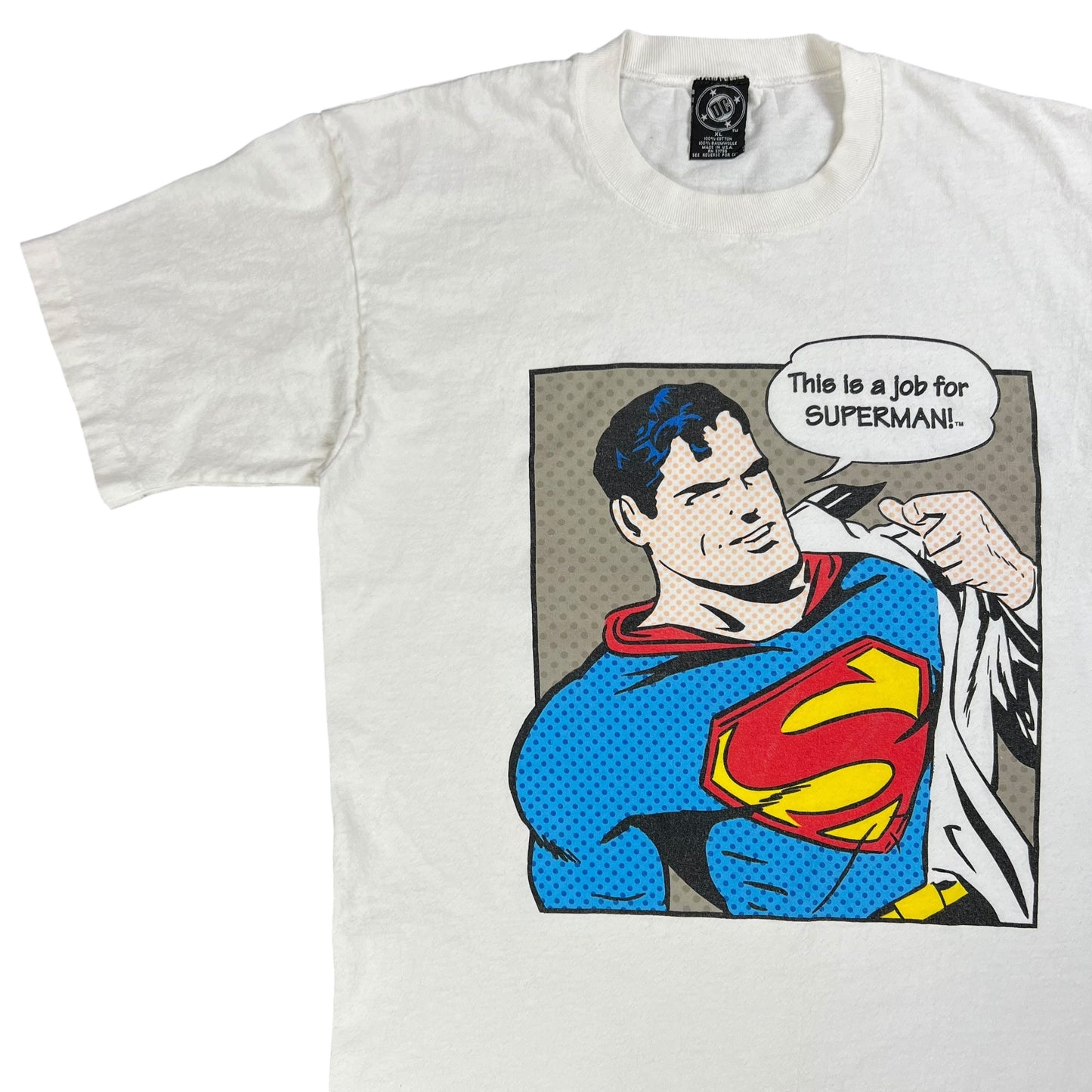 Vintage 1996 DC Comics Superman comic strip tee (L)
