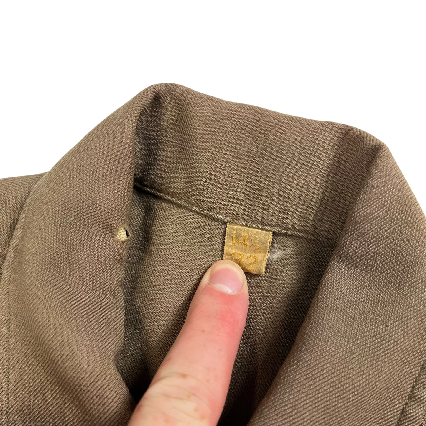Vintage 1940s United States Army button up shirt (S)