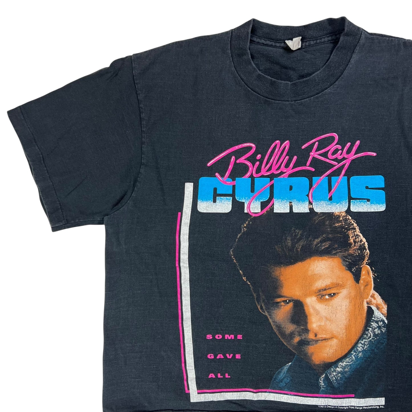 Vintage 1992 Billy Ray Cyrus Achy Breaky heart tour cropped tee (M/L)