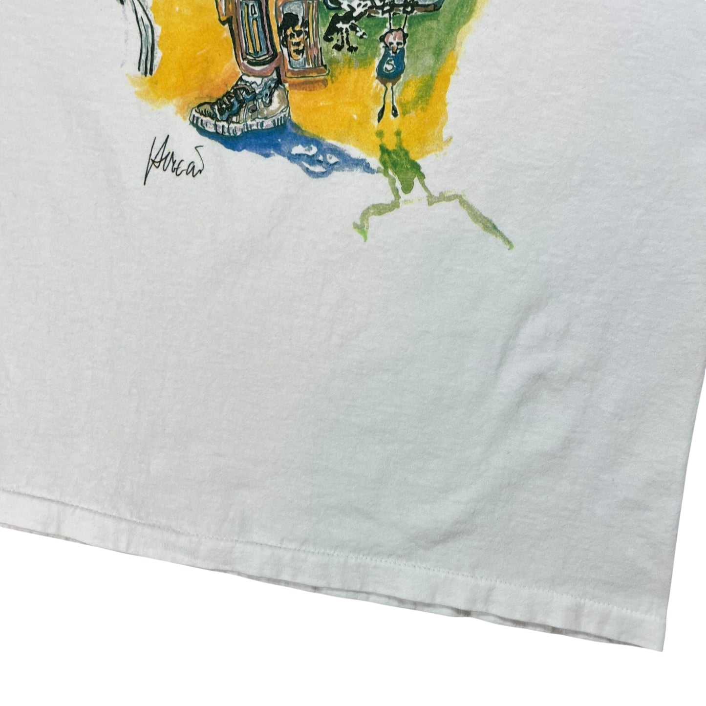 Vintage 1995 Jerry Garcia art wear Grateful Dead art tee (L)