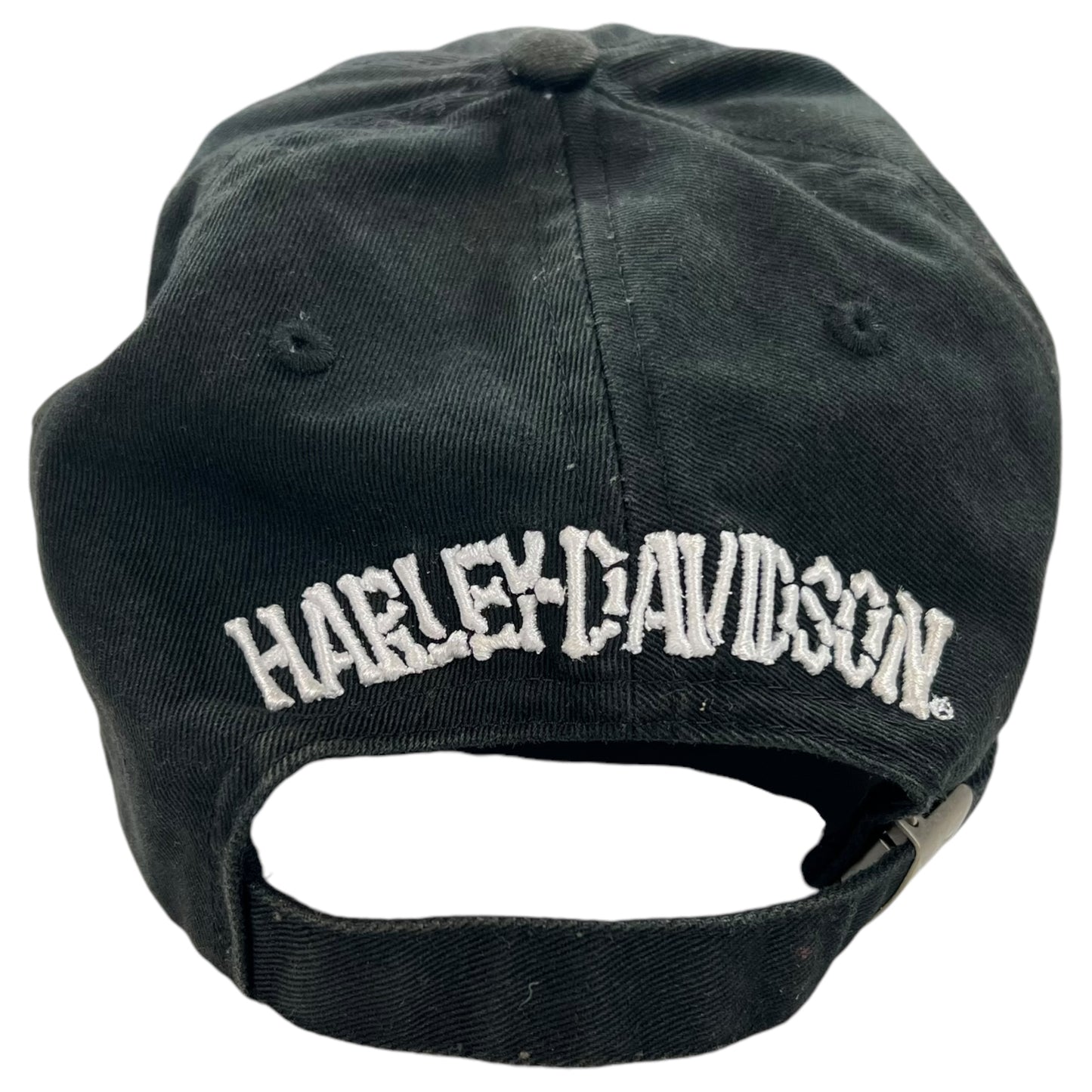 Vintage Y2K Harley Davidson Motorcycles Skull StrapBack hat