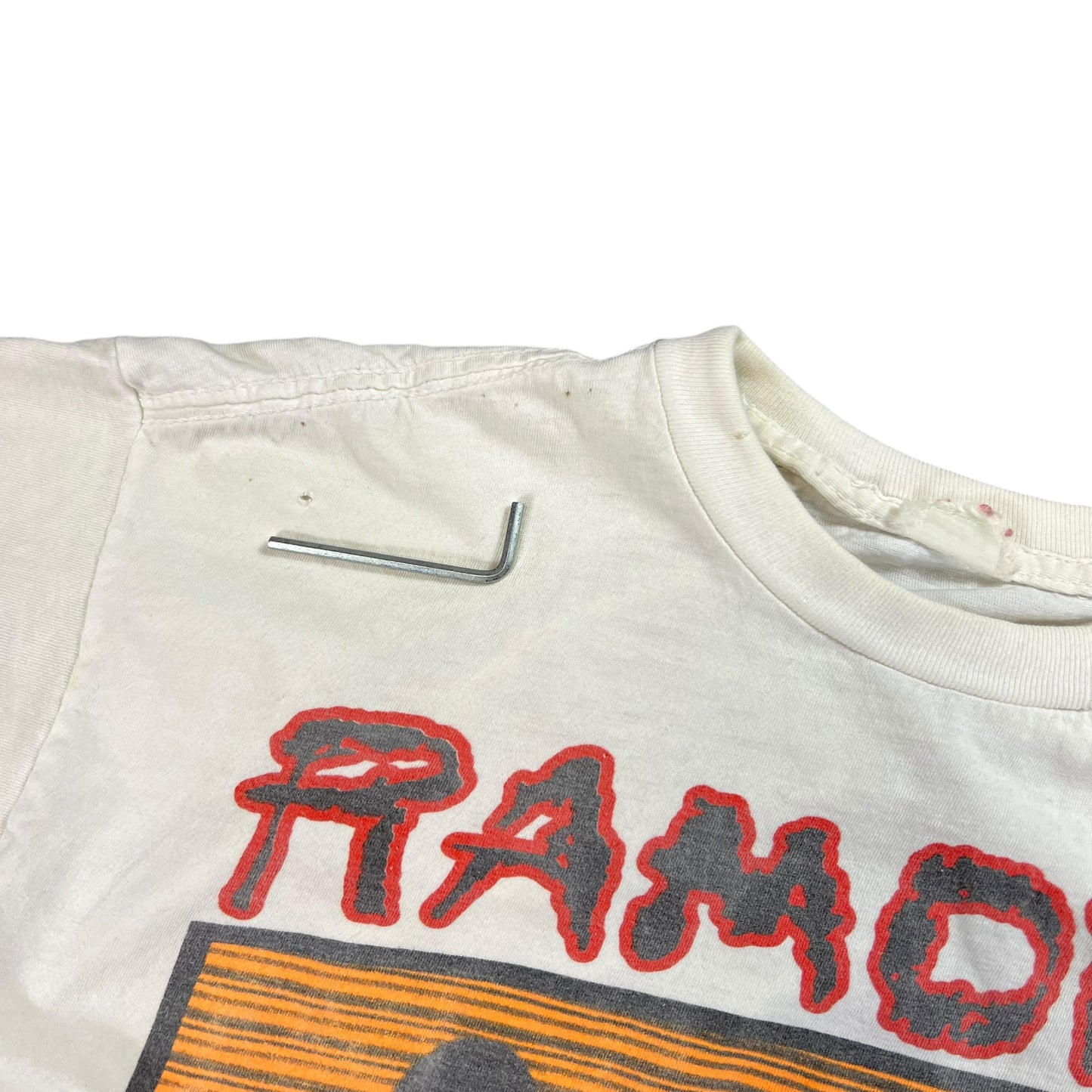 Vintage 1989 The Ramones Brain + Drain band tee (M)