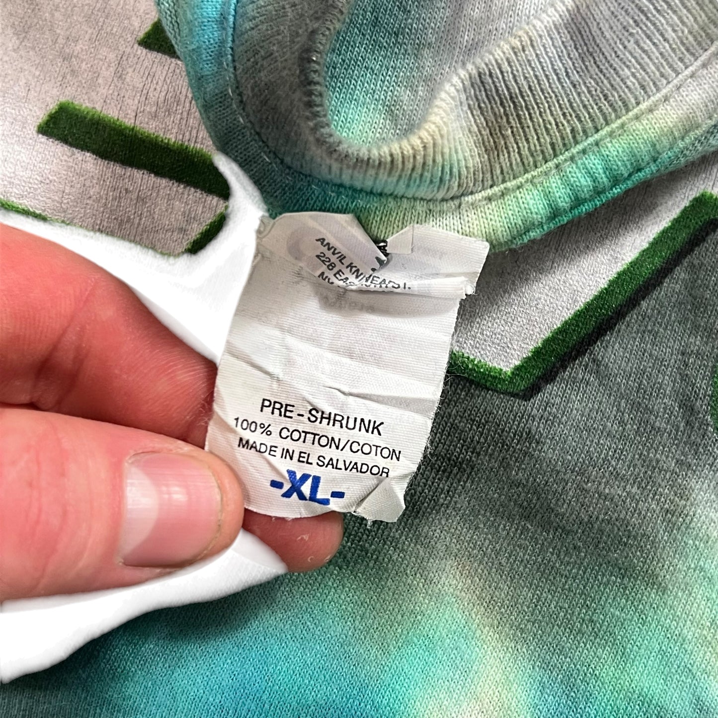 2008 New York Jets roster tie dye tee (XL)