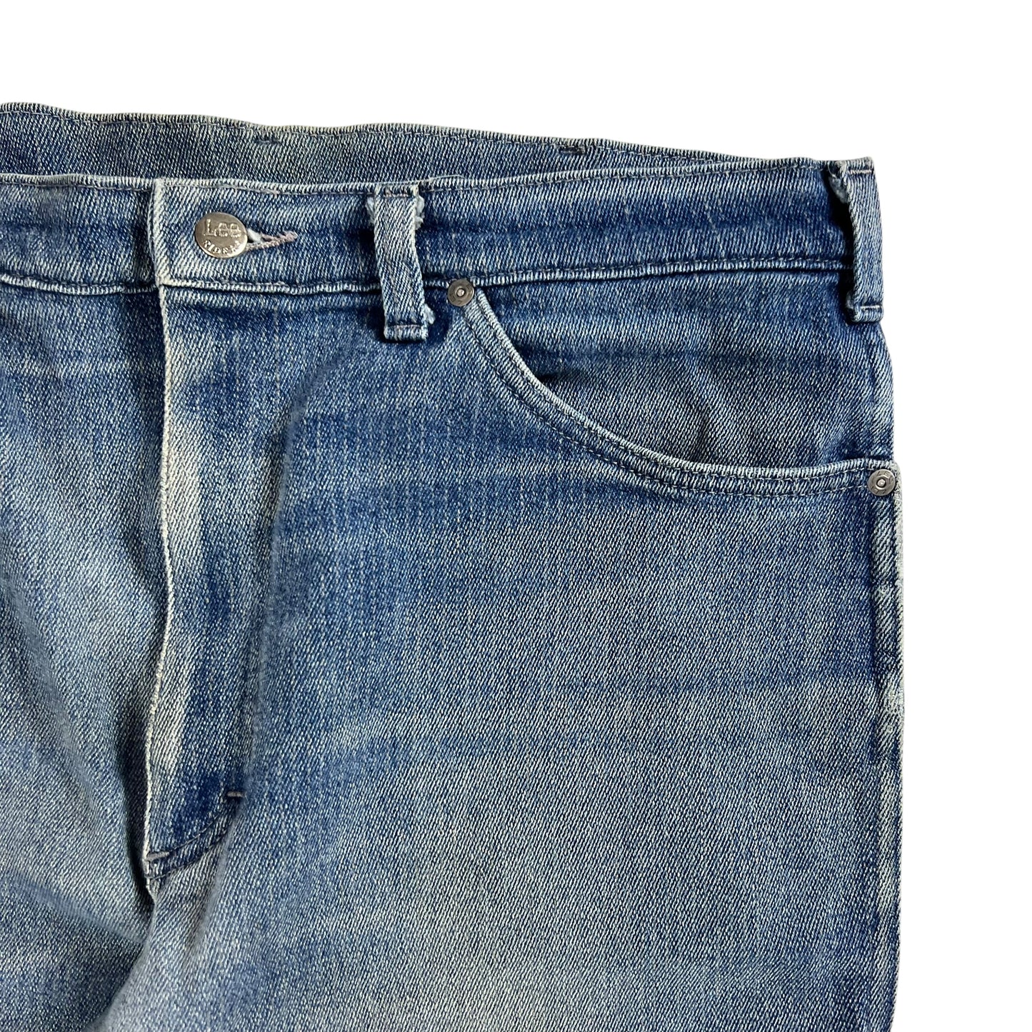 Vintage 90s Lee piped faded jeans (35x27)