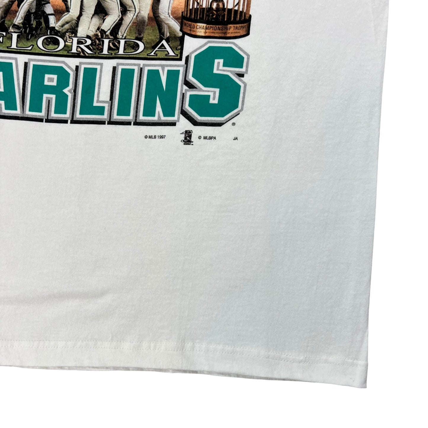 Vintage 1997 Florida Marlins World Series champions tee (XL) DS