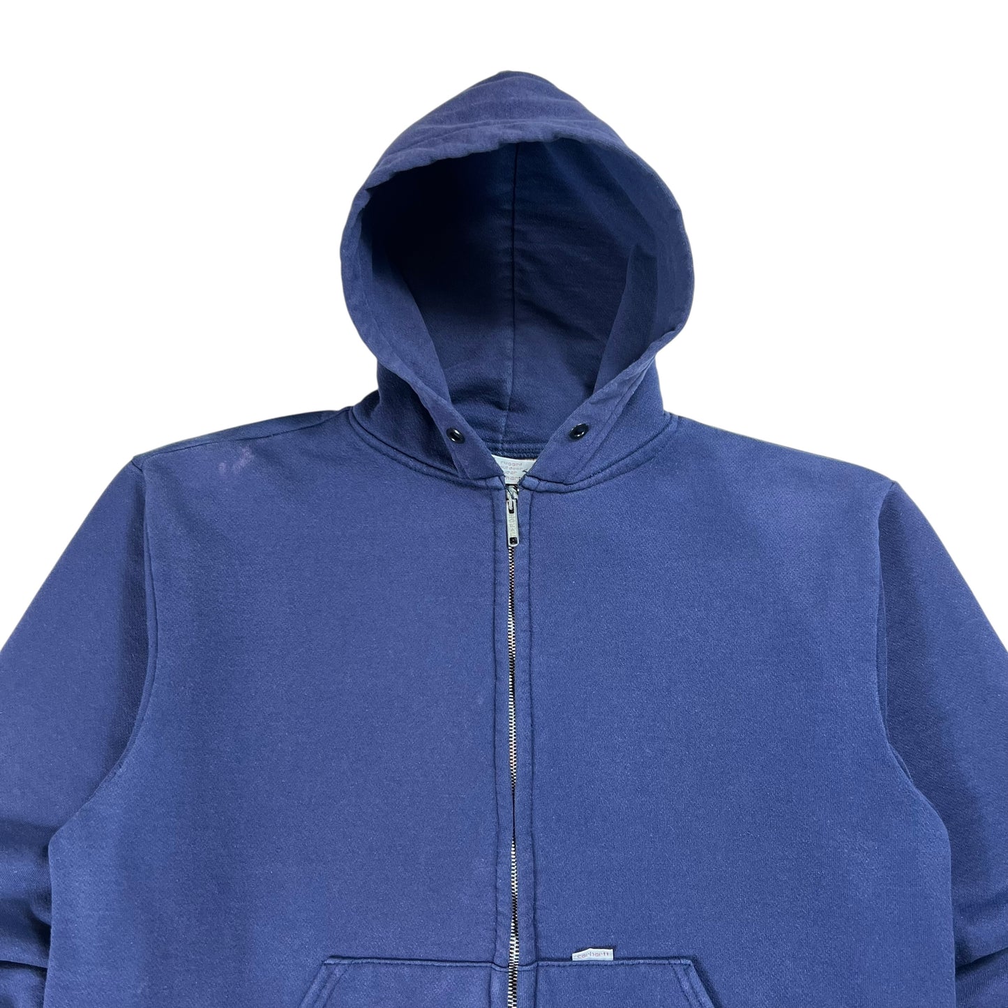 Vintage 80s Carhartt Waffle Lined faded zip up hoodie (L)