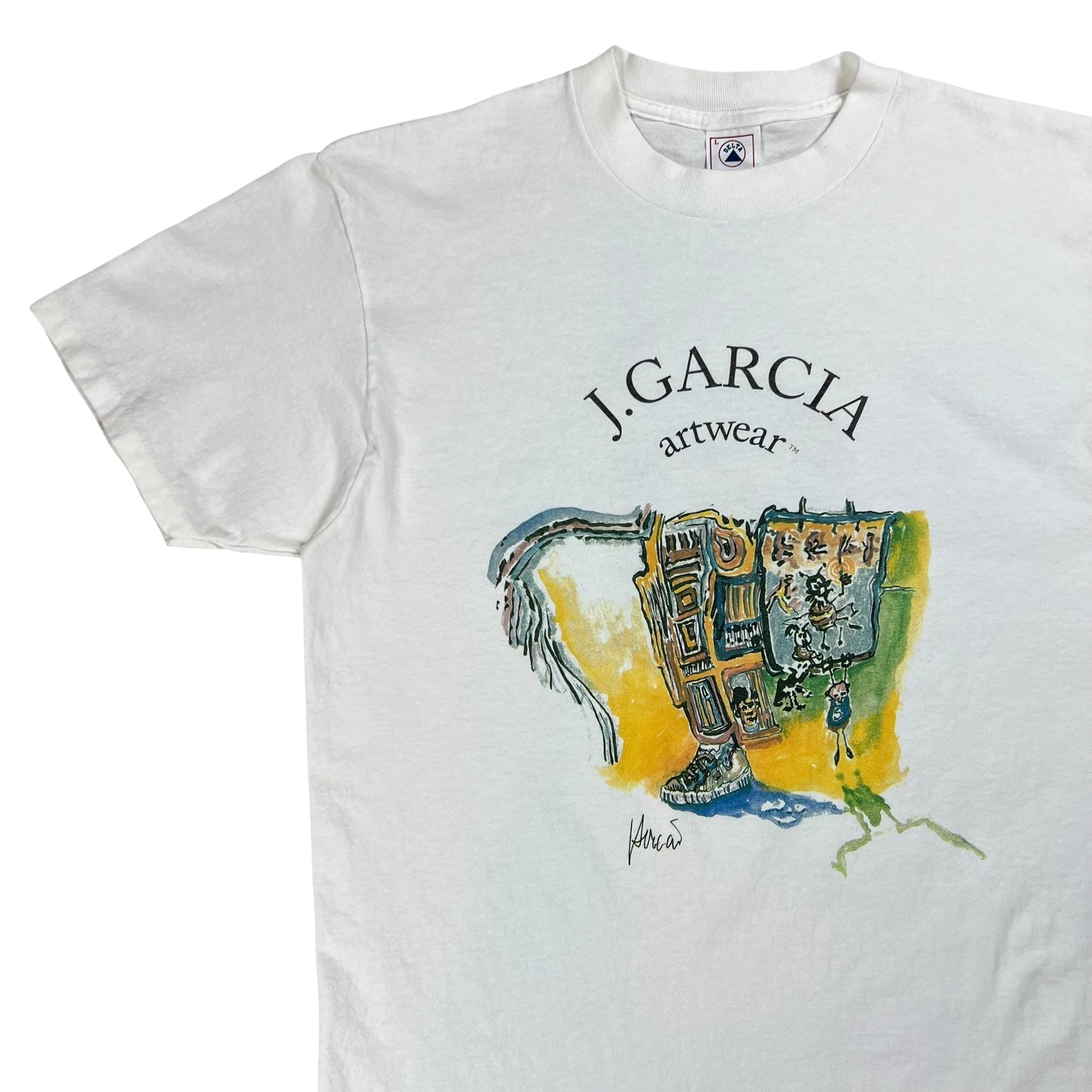 Vintage 1995 Jerry Garcia art wear Grateful Dead art tee (L)
