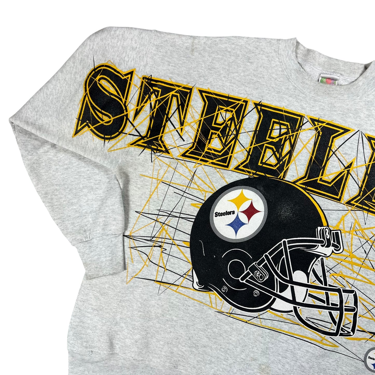 Vintage 90s Pittsburgh Steelers spell out crewneck (XL)