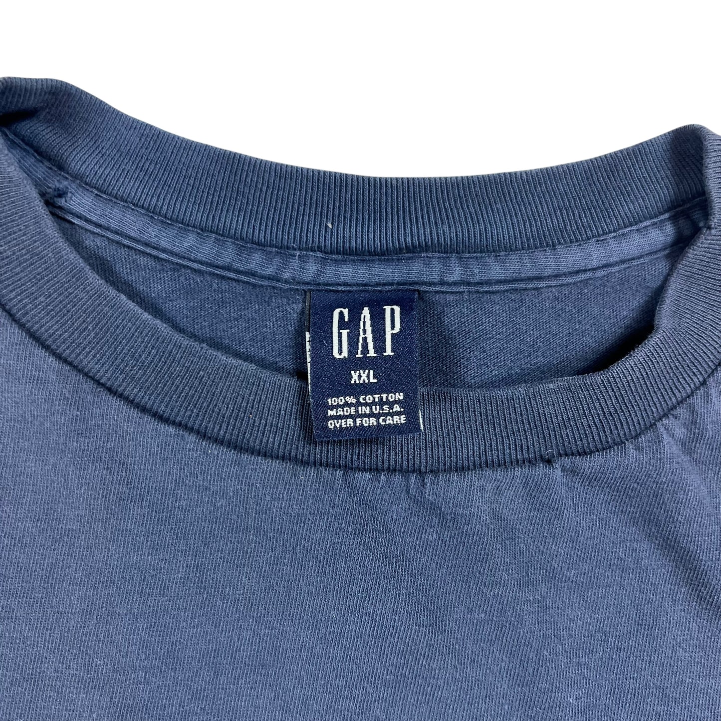 Vintage 90s GAP USA faded navy tee (XXL)