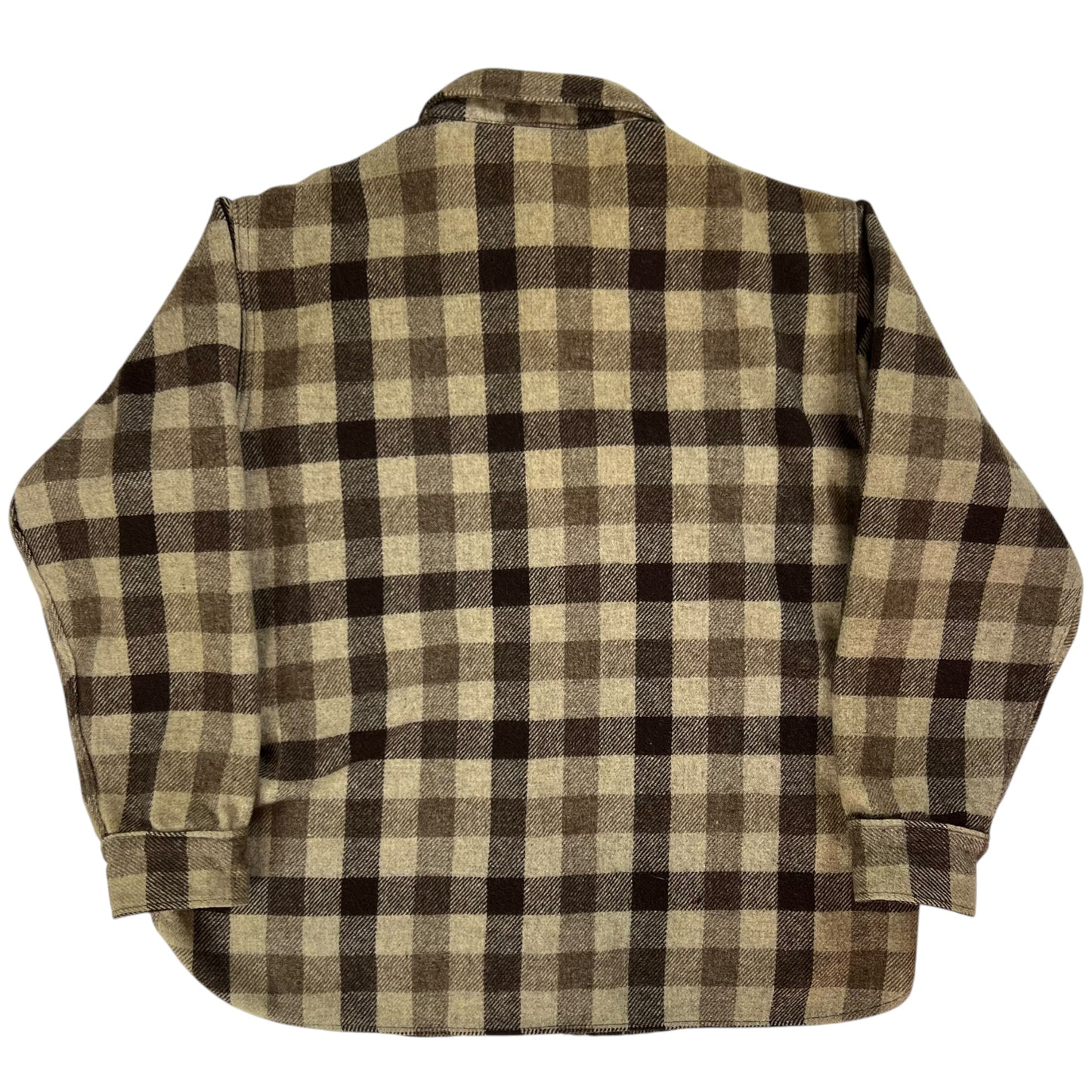 Vintage 1970s Woolrich plaid flannel button up (XL)