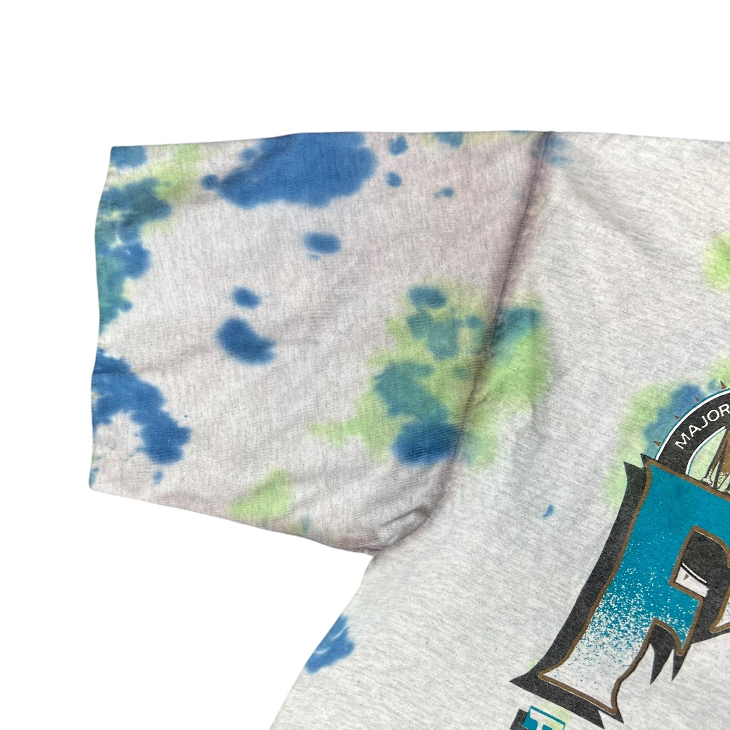 Vintage 90s Florida Marlins tie dye tee (XL)