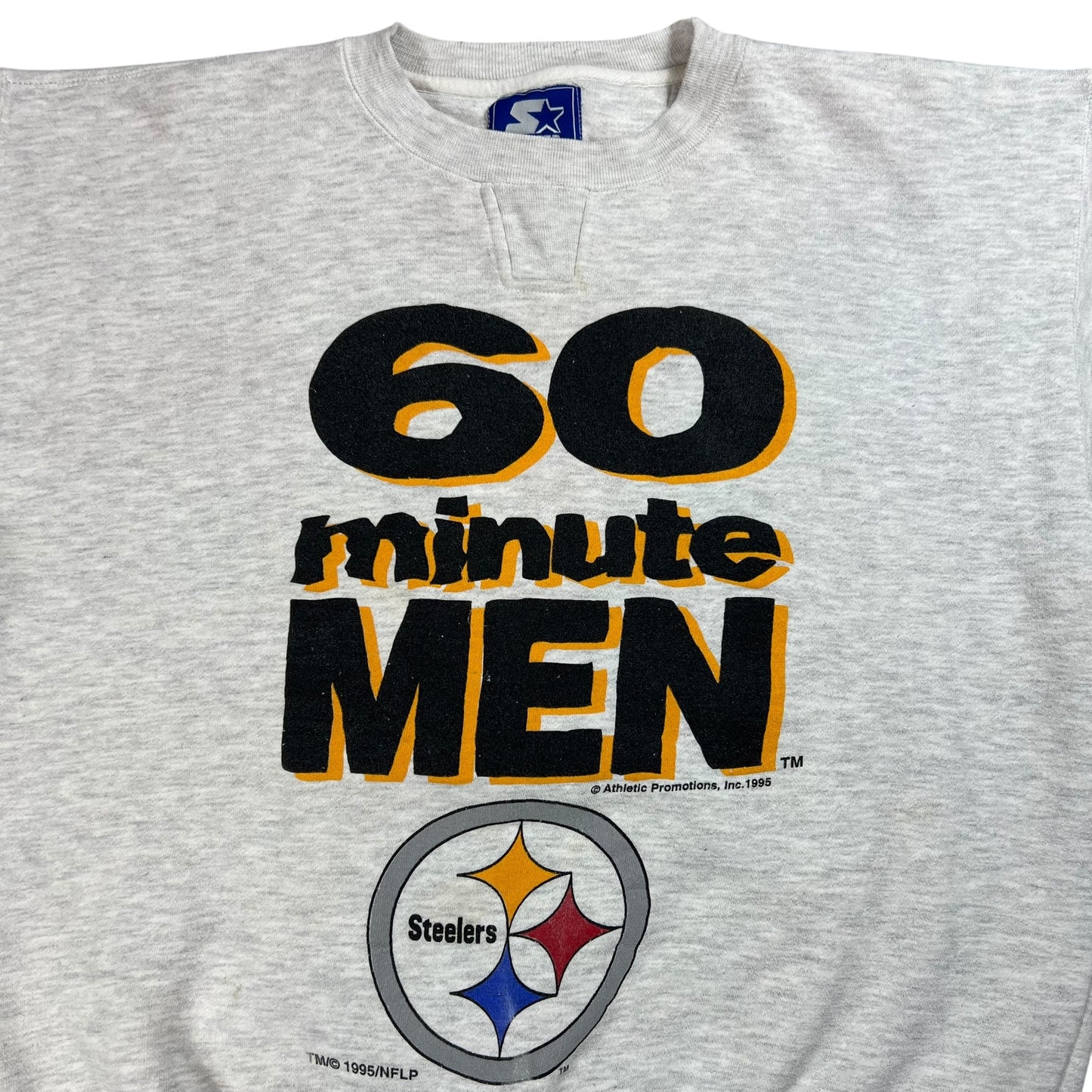 Vintage 90s Pittsburgh Steelers 60 Minute Men Crewneck (L)