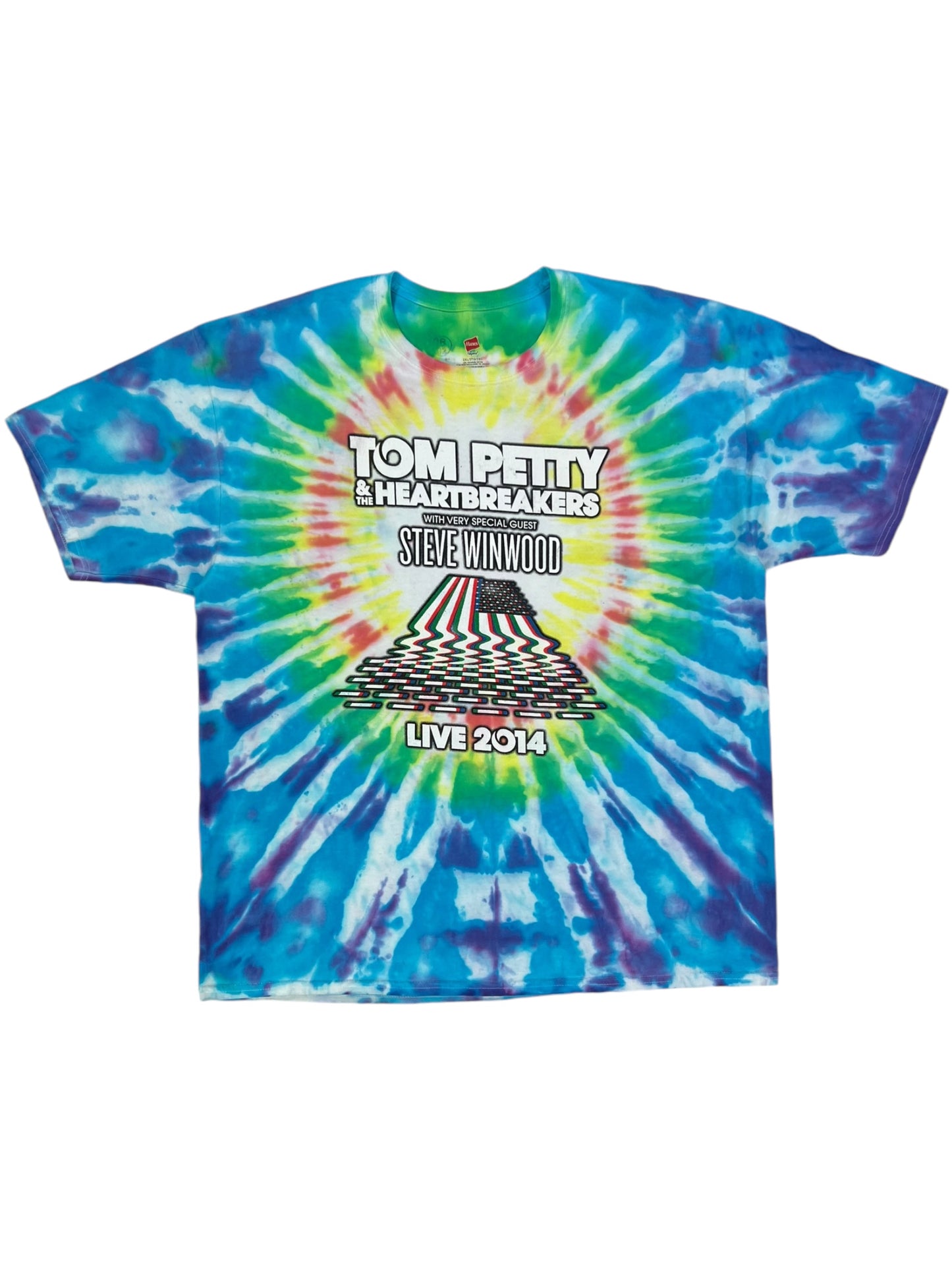 2014 Tom Petty & the Heartbreakers tie dye band tee (XXL)