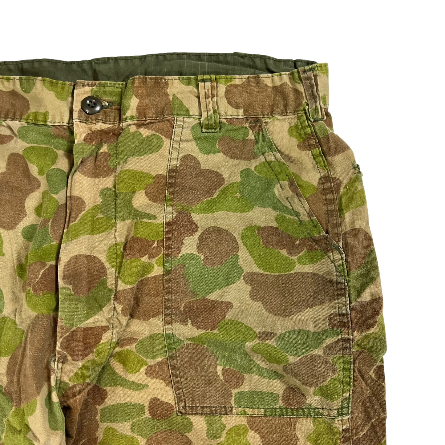 Vintage 80s Ranger duck camo OG107 style pants (36x28)