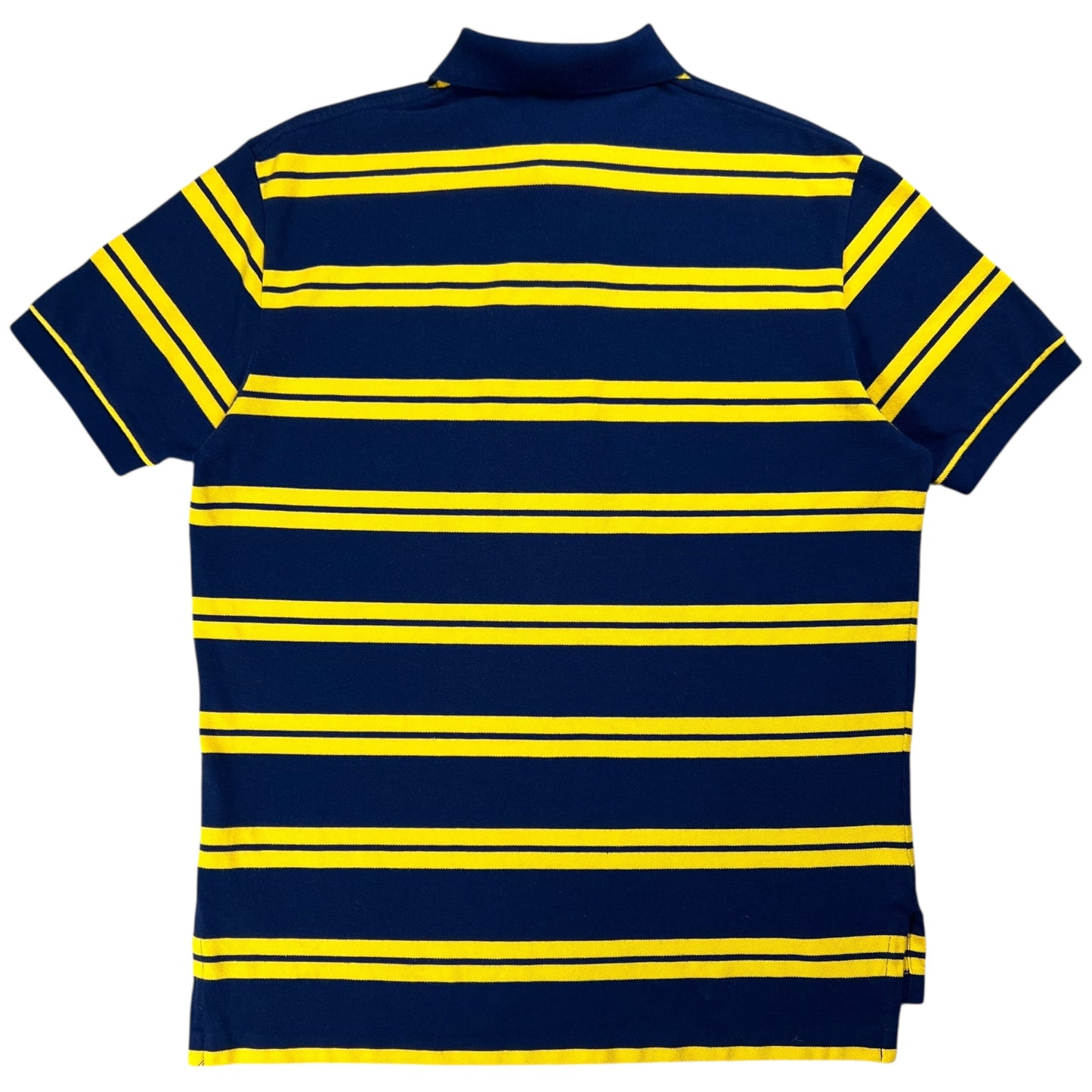 Vintage 90s Polo Ralph Lauren striped mini horse polo shirt (L)