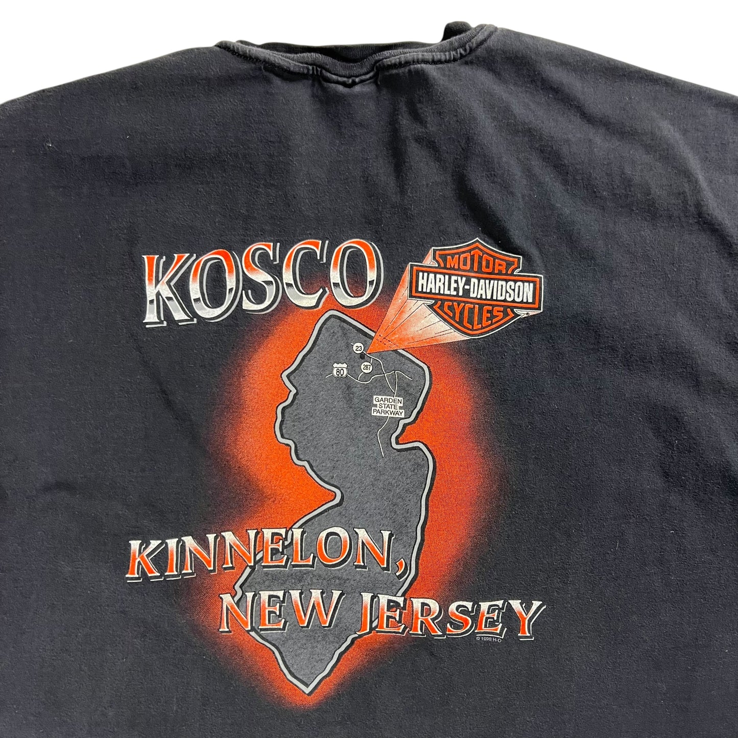 Vintage 1998 Harley Davidson Screaming Eagle biker tee (XXL)