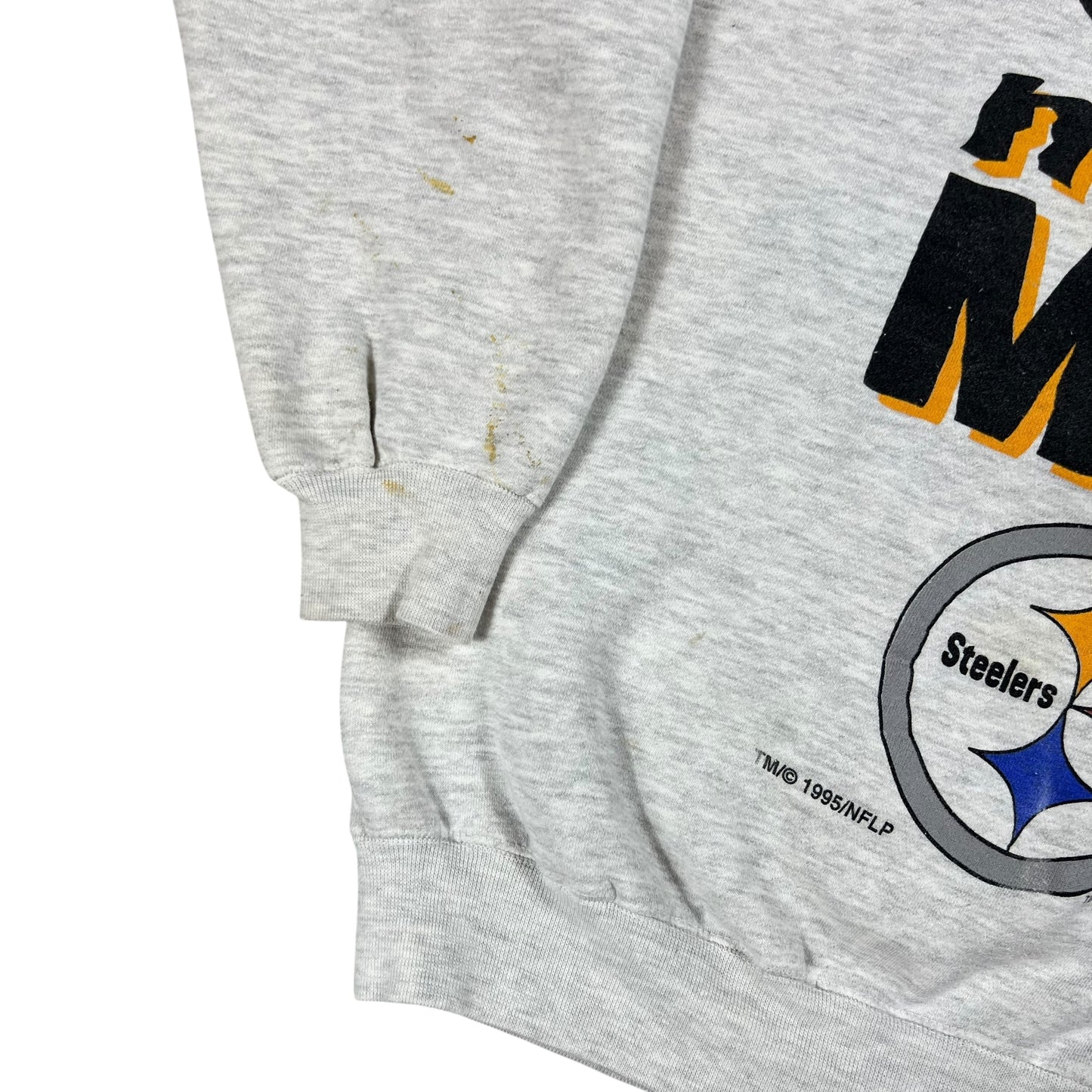 Vintage 90s Pittsburgh Steelers 60 Minute Men Crewneck (L)
