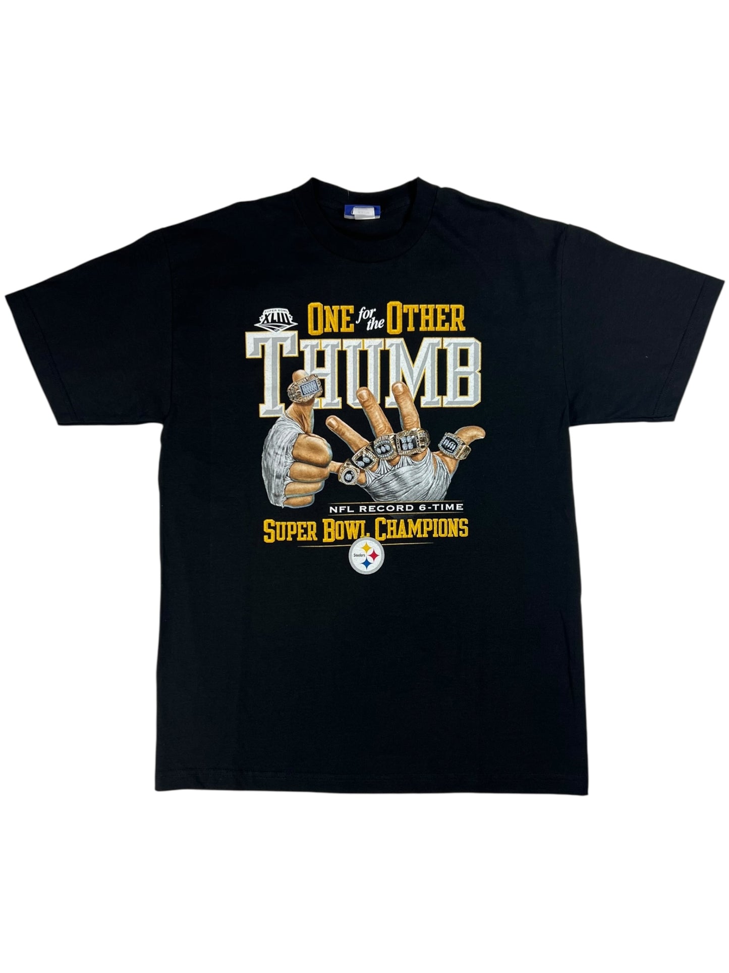 Y2K Reebok Pittsburgh Steelers Super Bowl Champions tee (M/L)