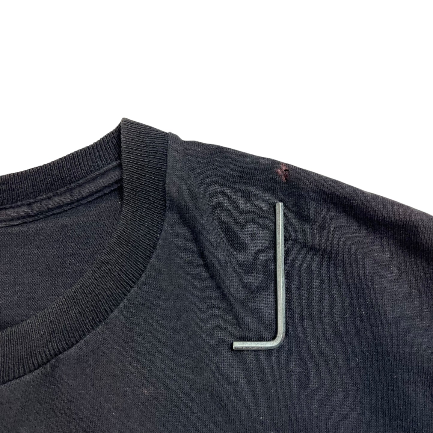 Vintage 90s Insured By Smith & Wesson faded gun tee (L)