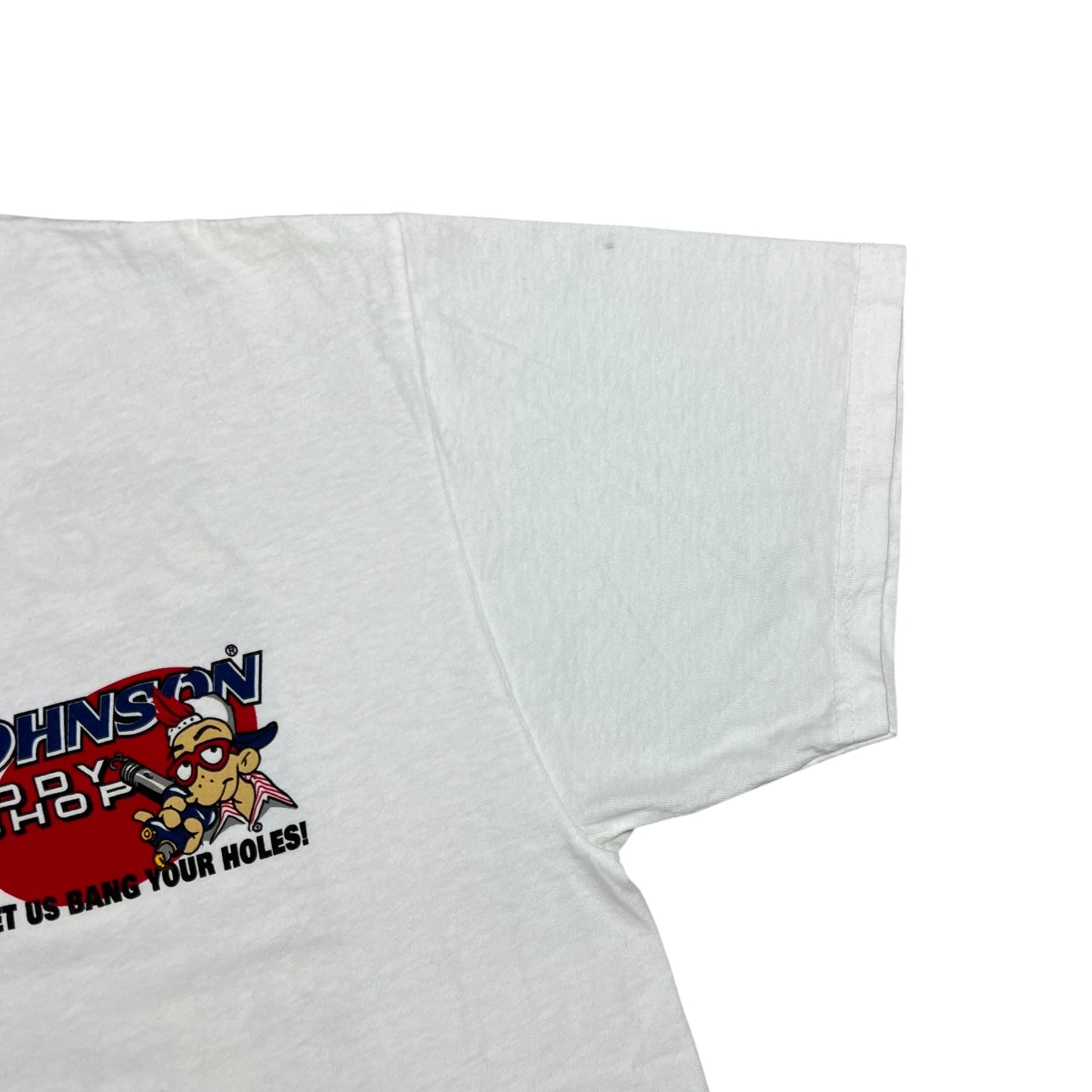 Vintage 1998 Big Johnson Body Shop raunchy NSFW tee (L)