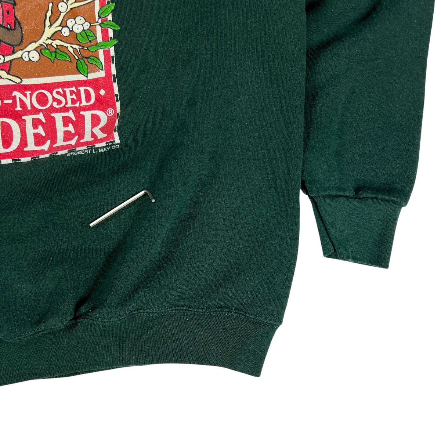 Vintage 90s Rudolph The Red Nose Reindeer crewneck (XL)