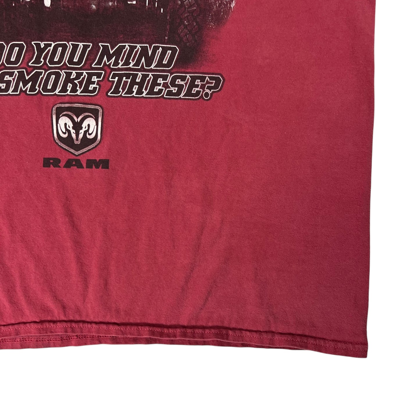 Vintage Y2K Dodge Ram Do You Mind If I Smoke These? tee (XL)
