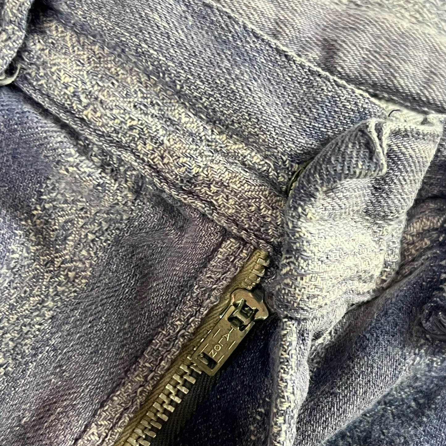 Vintage 1970s faded striped cut off shorts (31)