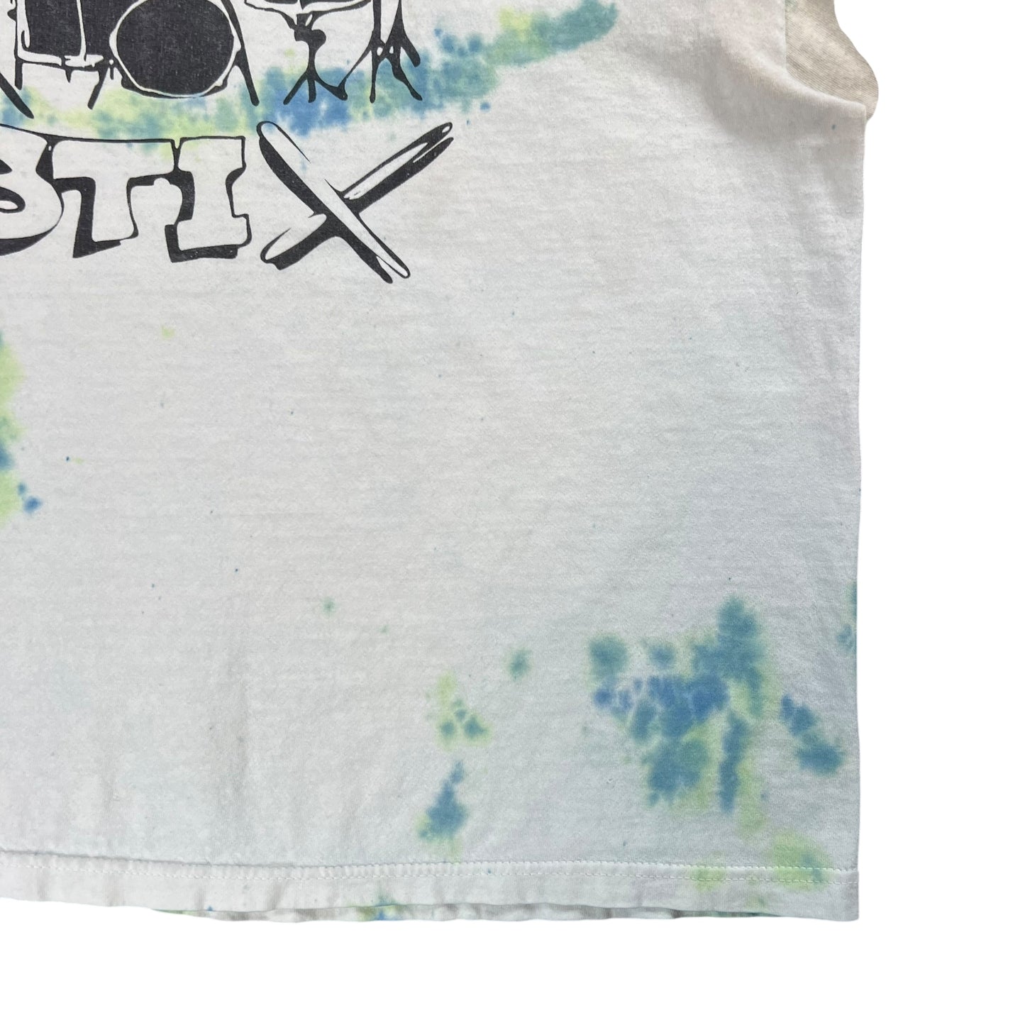 Vintage Y2K Drums STIX tie dye tee (XL)