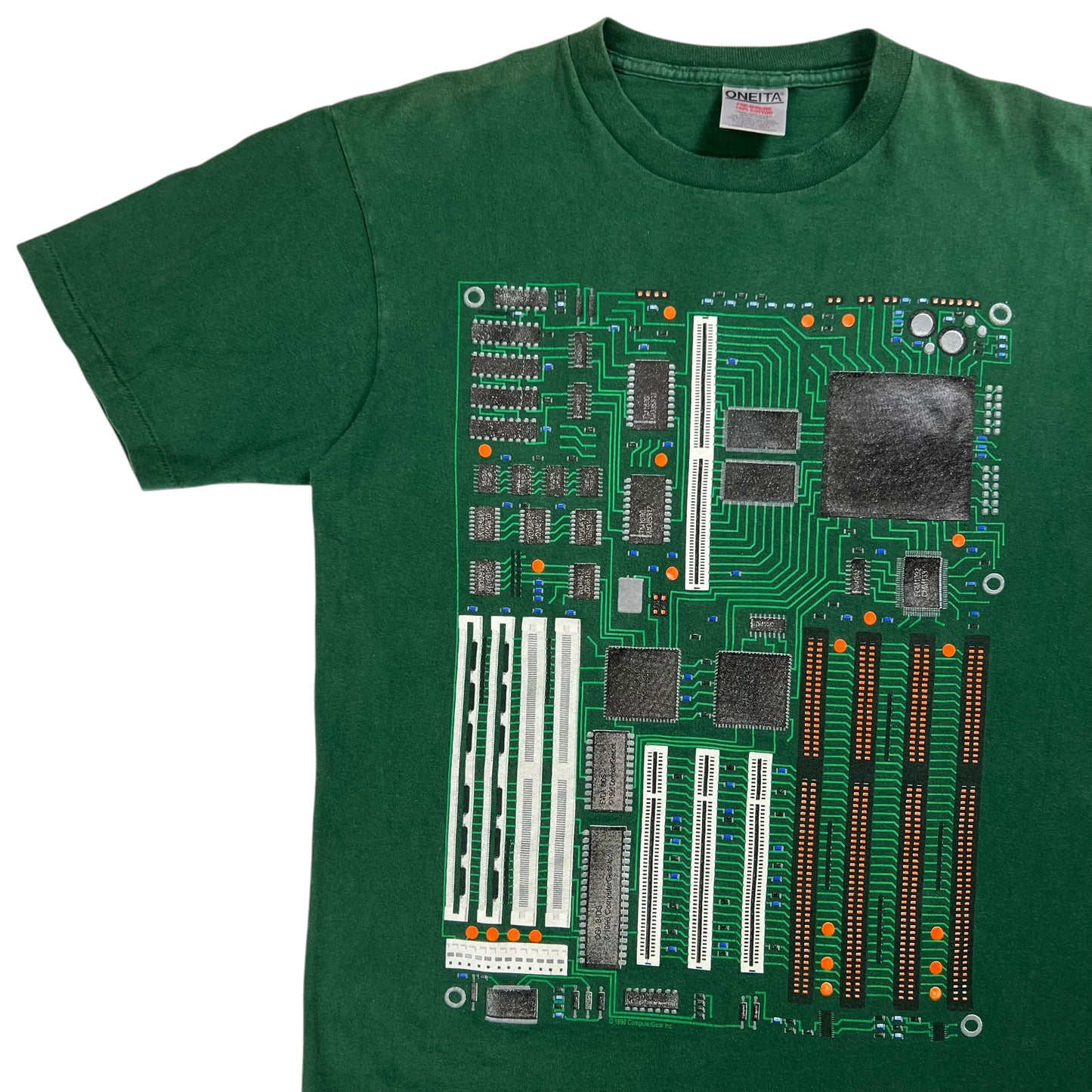 Vintage 1996 Computer Gear Motherboard tee (M)