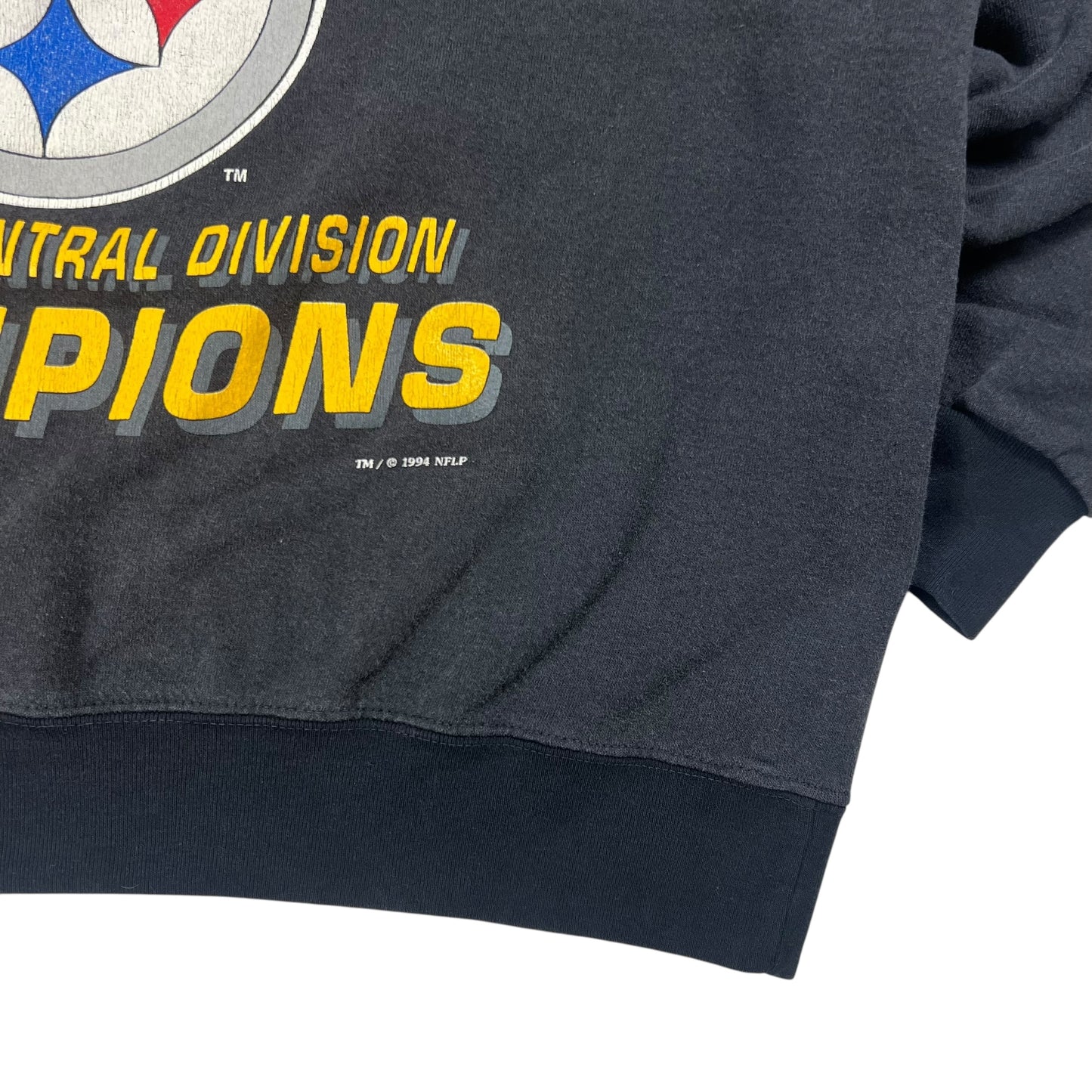 Vintage 1994 Nutmeg Pittsburgh Steelers AFC champs faded crewneck (XL)