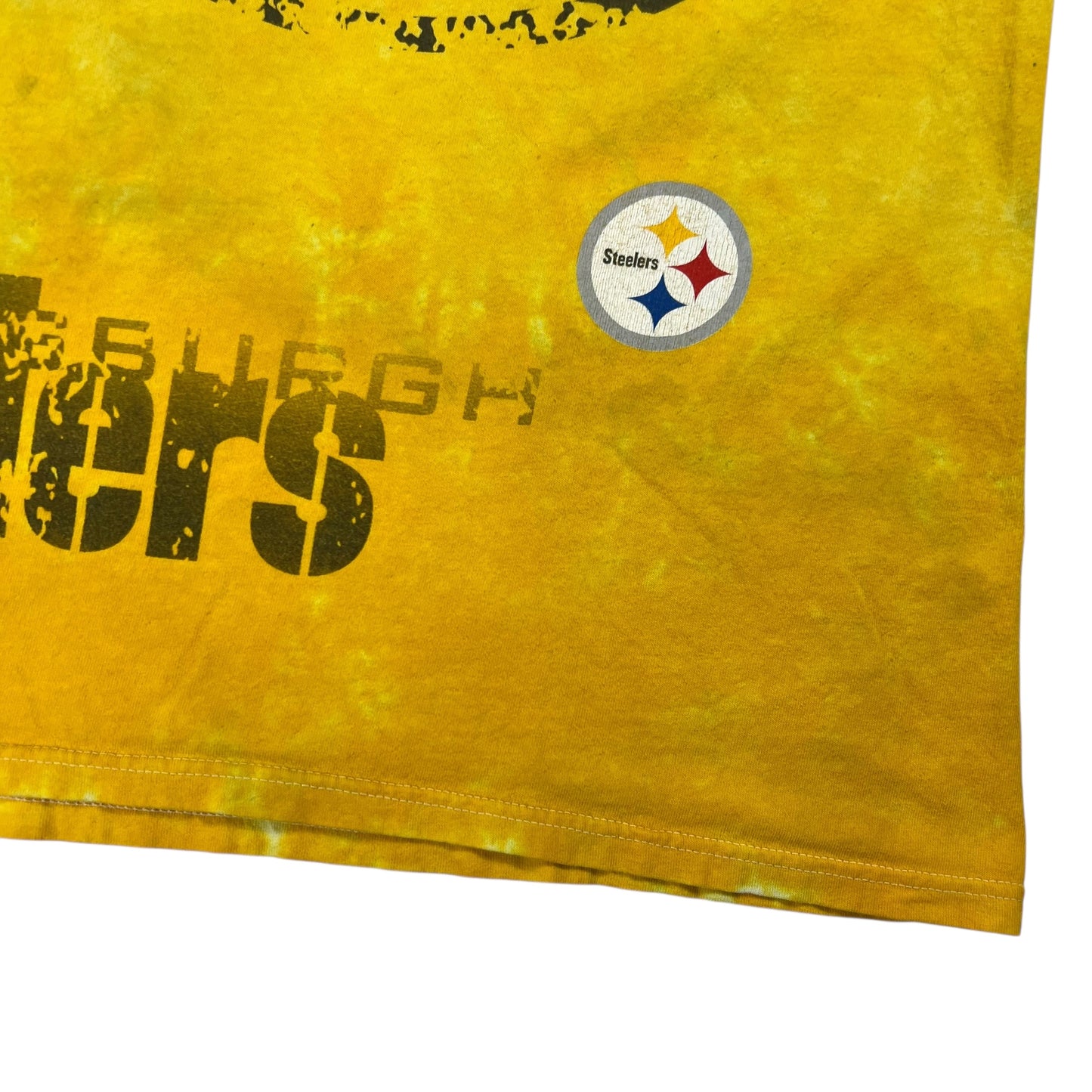 Vintage Y2K Pittsburgh Steelers tie dye NFL tee (XL)