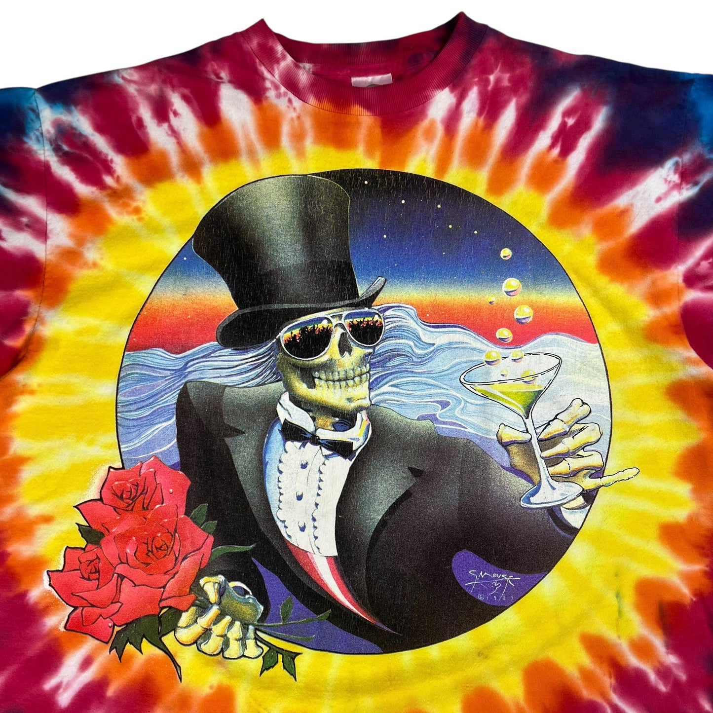 Vintage 1989 Grateful Dead One More Saturday Night Stanley Mouse tee (XL)