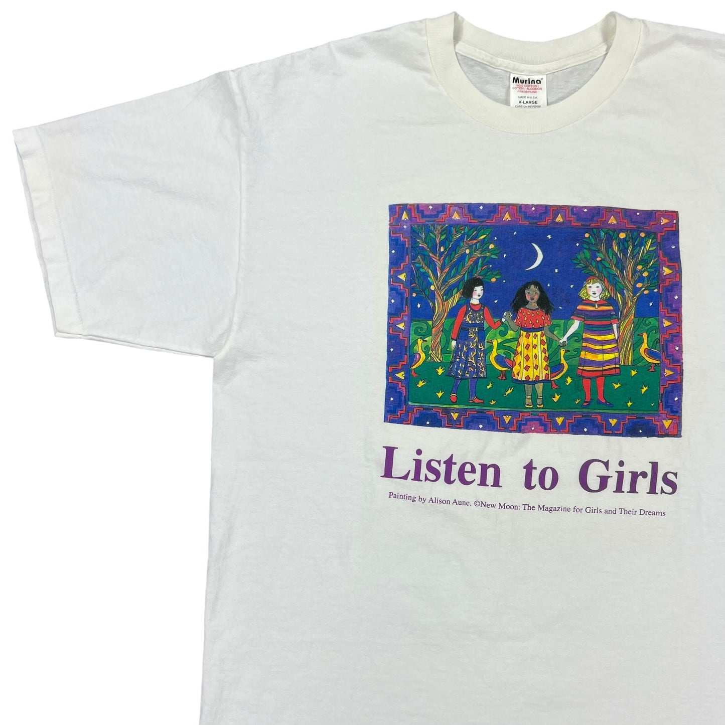 Vintage 90s Listen To Girls art tee (XL)