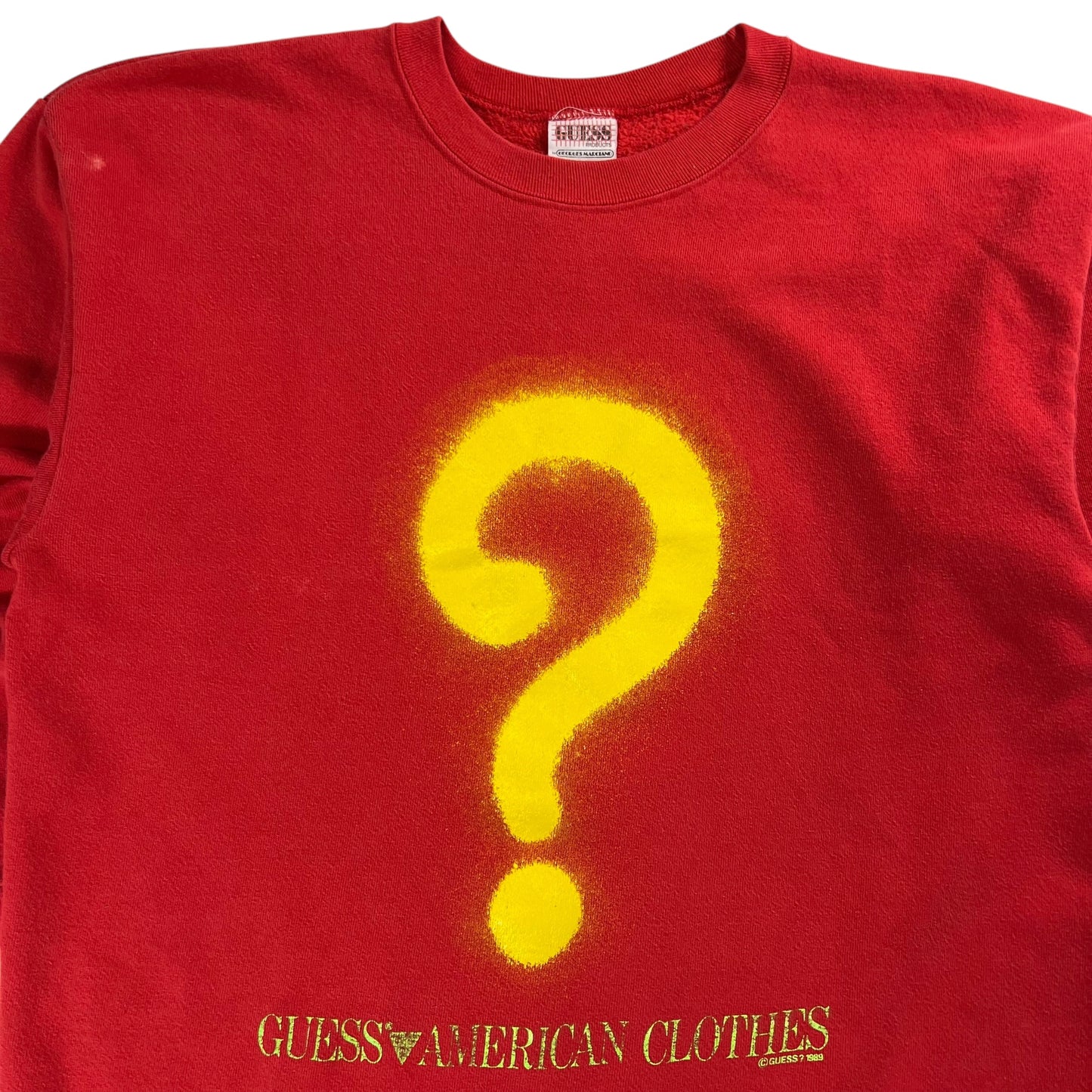 Vintage 90s Guess ? American Clothing crewneck (L)