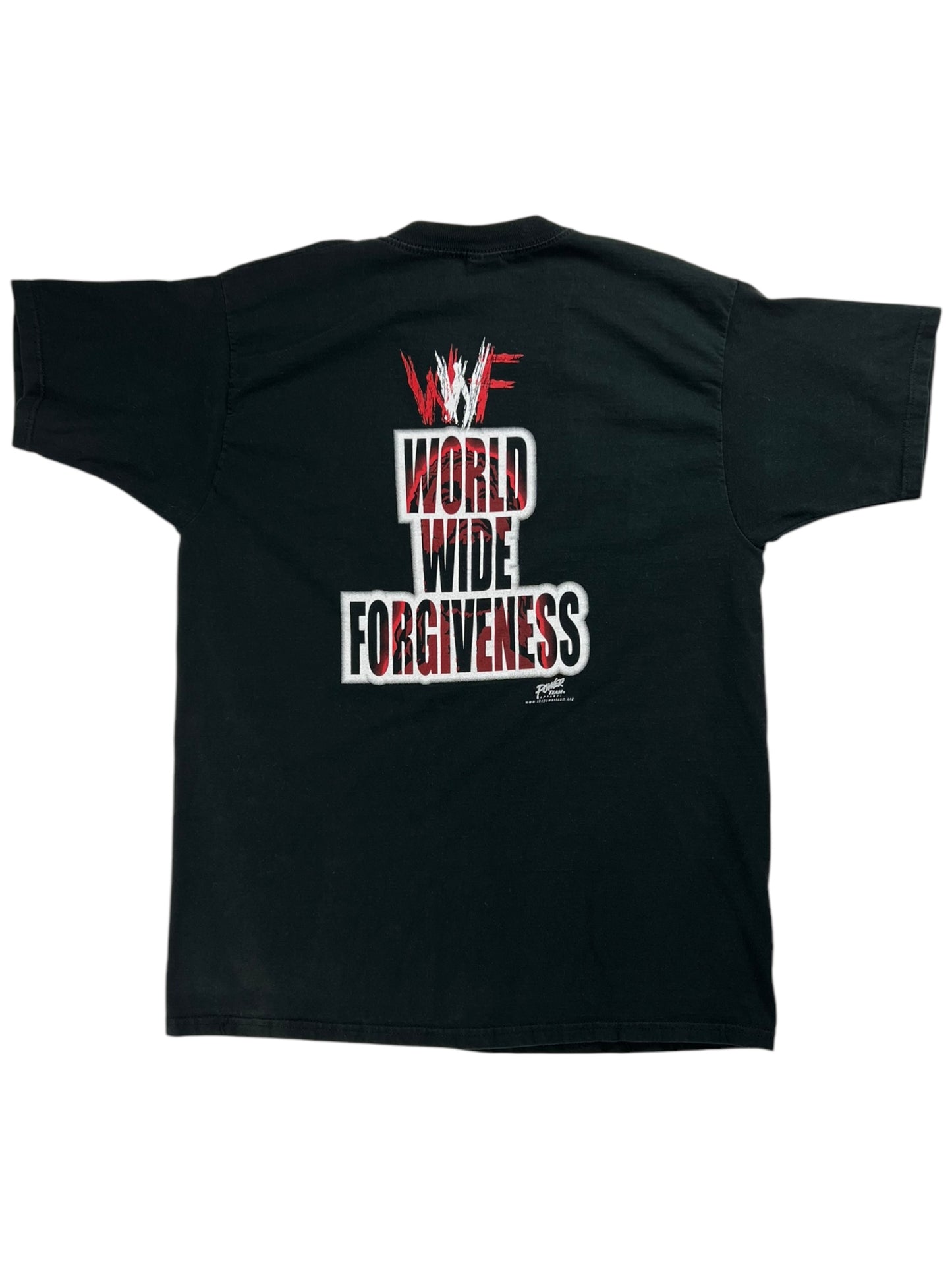 Vintage 90s John 3:16 World Wide Forgiveness WWE Jesus tee (XL)