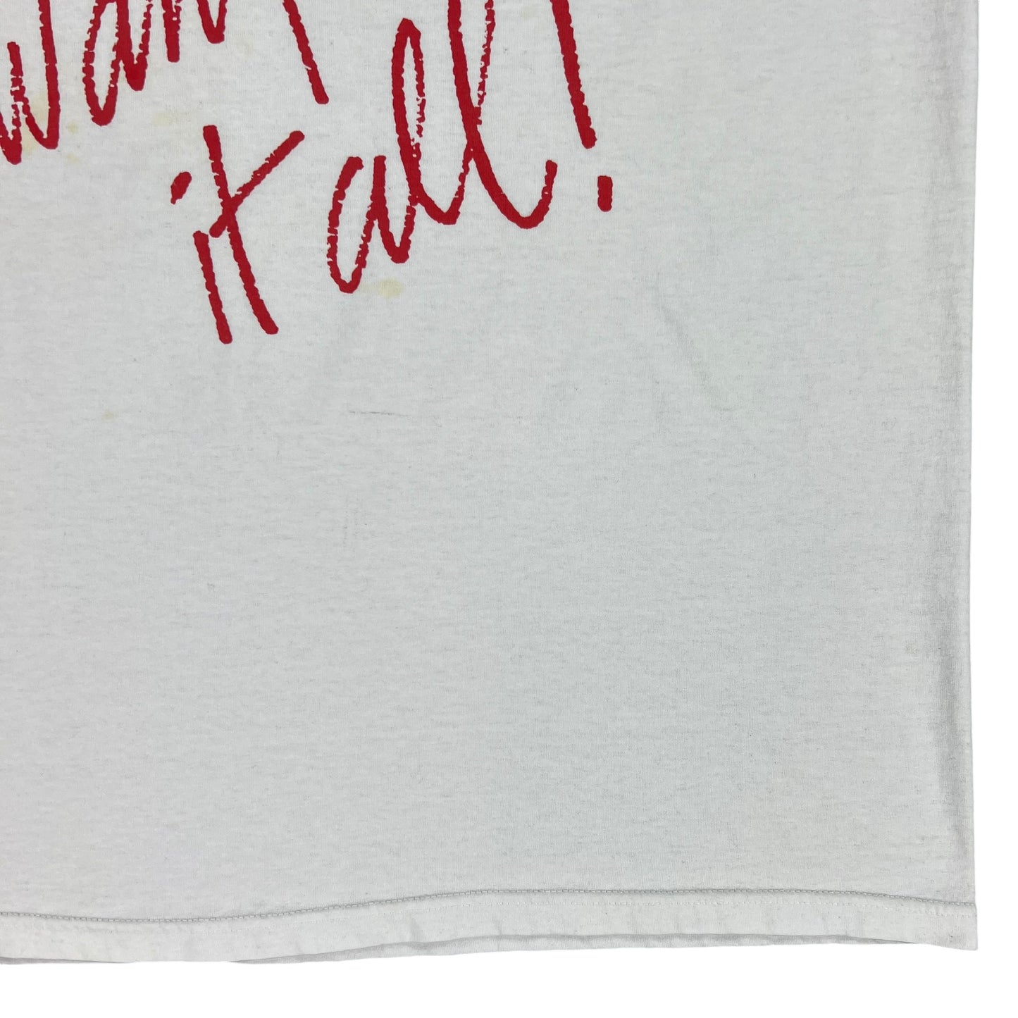 Vintage 90s Dear Santa, I want it all! Christmas tee (XXL)