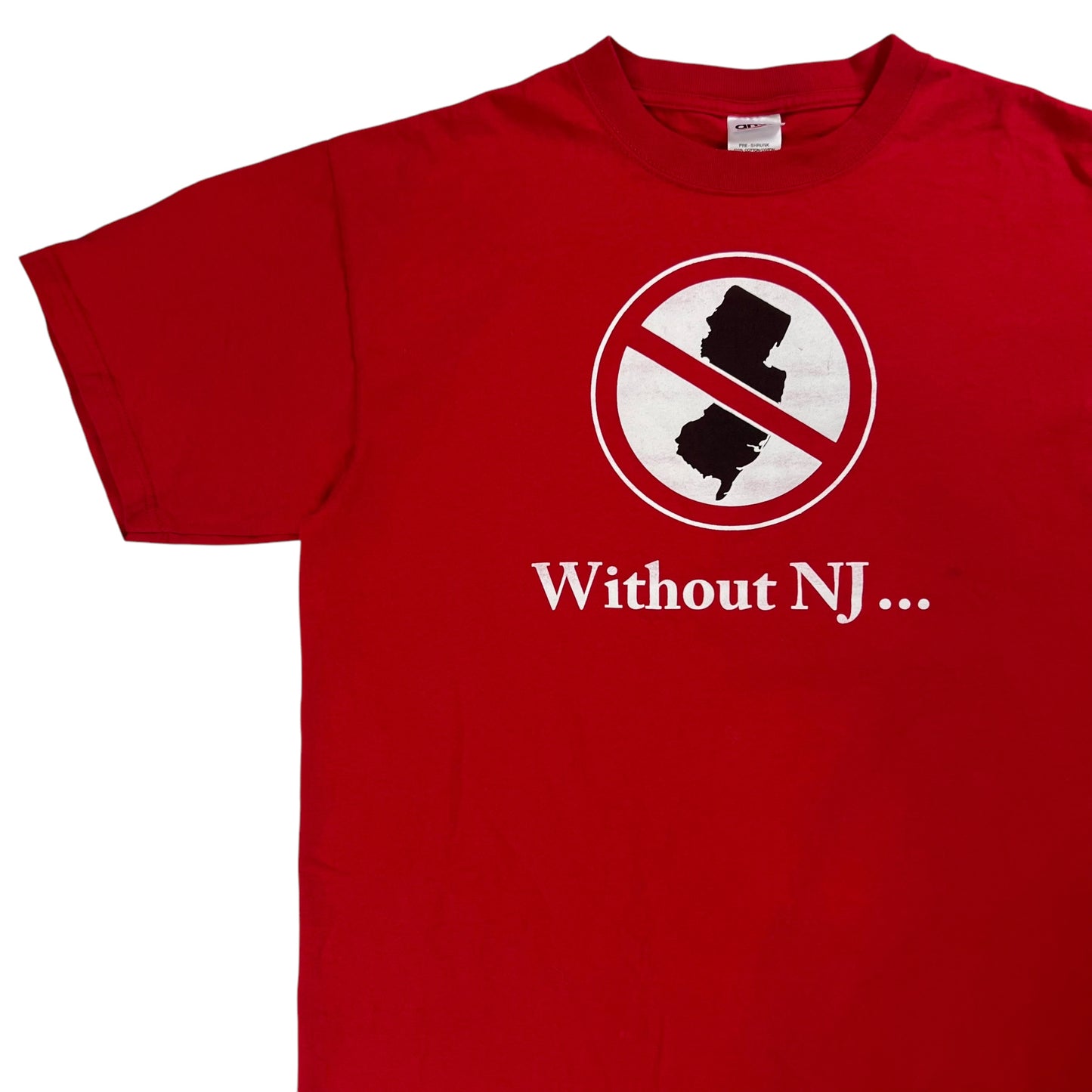 Vintage Y2K “Without NJ…” Pro New Jersey tee (L)