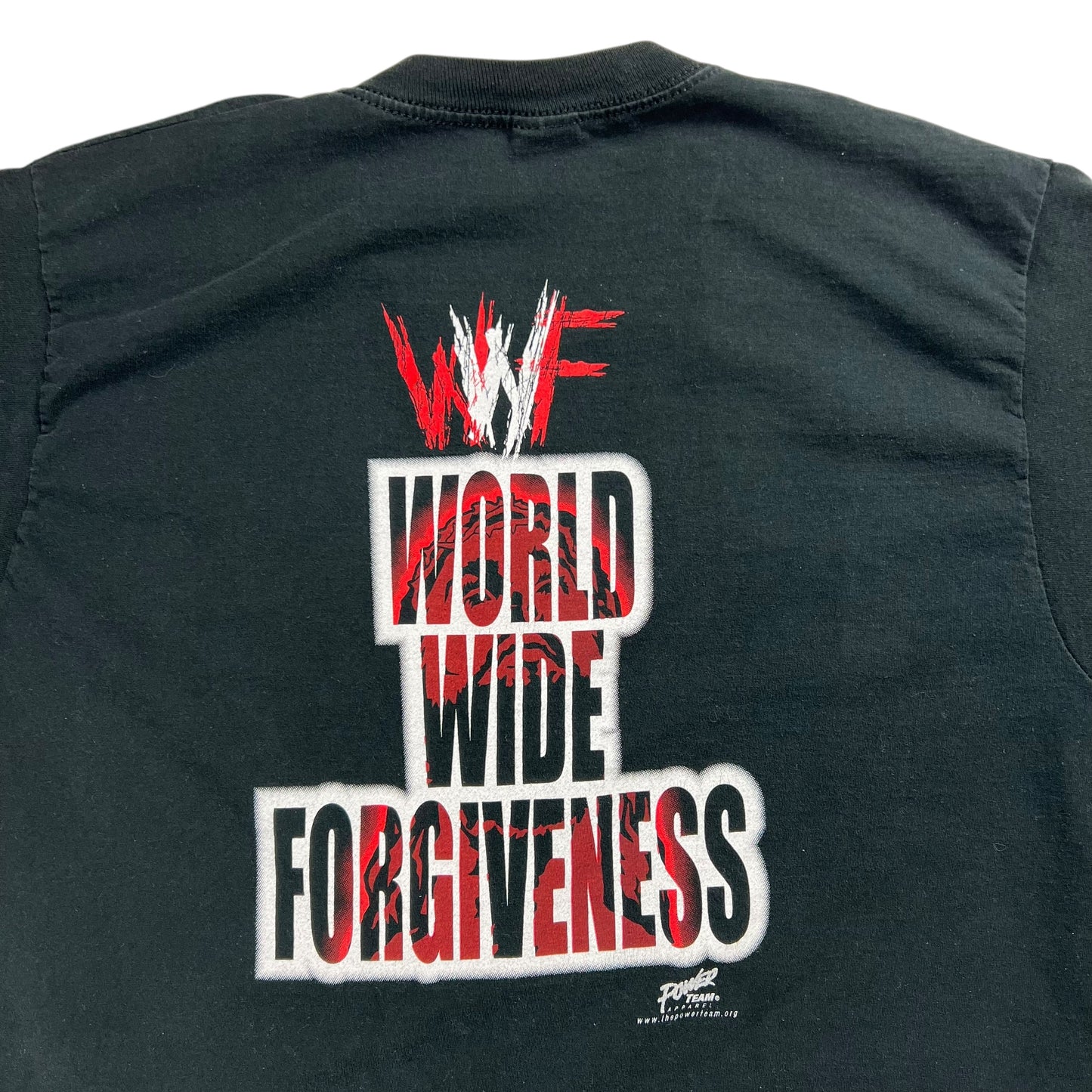 Vintage 90s John 3:16 World Wide Forgiveness WWE Jesus tee (XL)