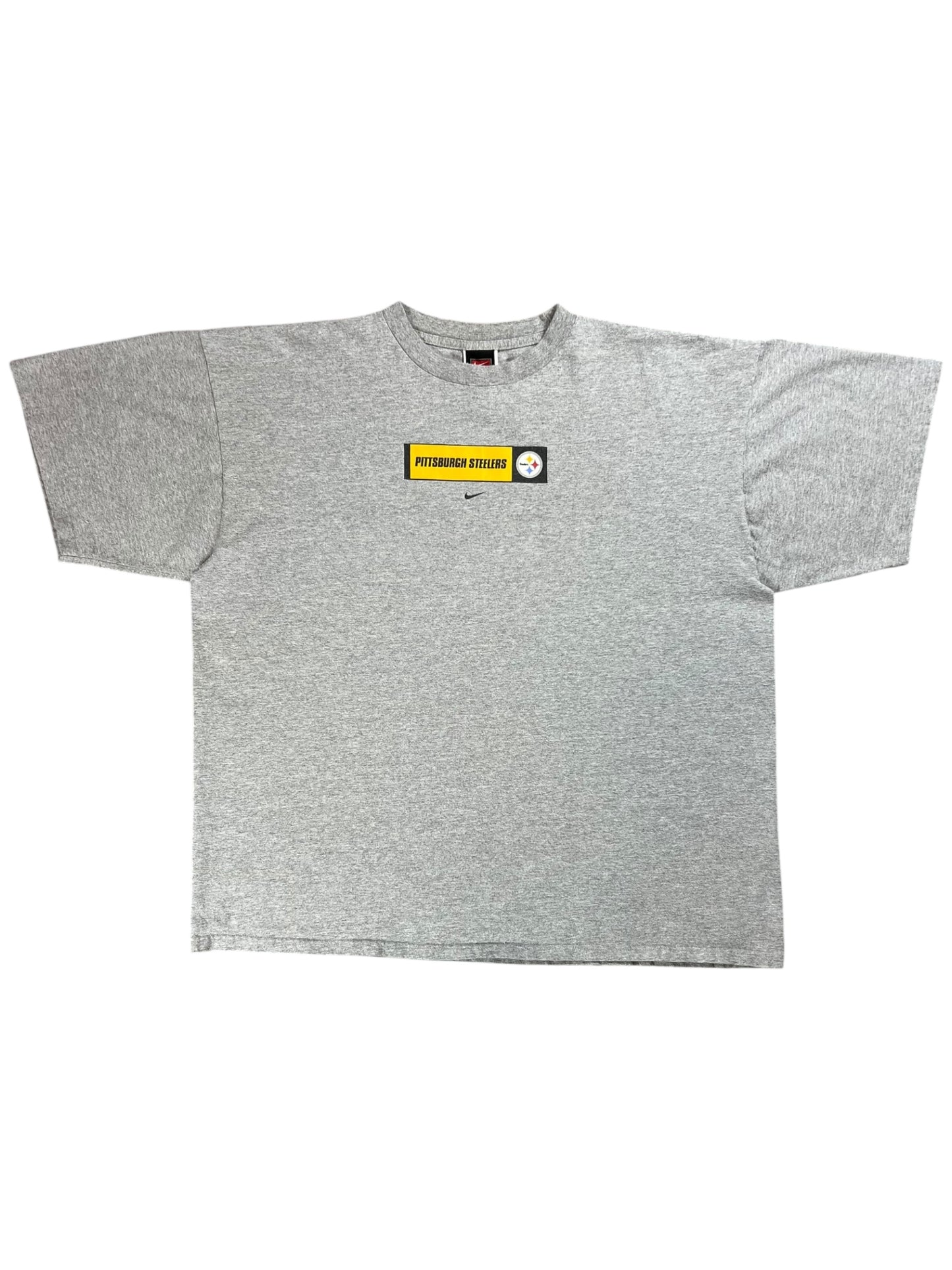 Vintage Y2K Nike Pittsburgh Steelers center swoosh tee (XXL)