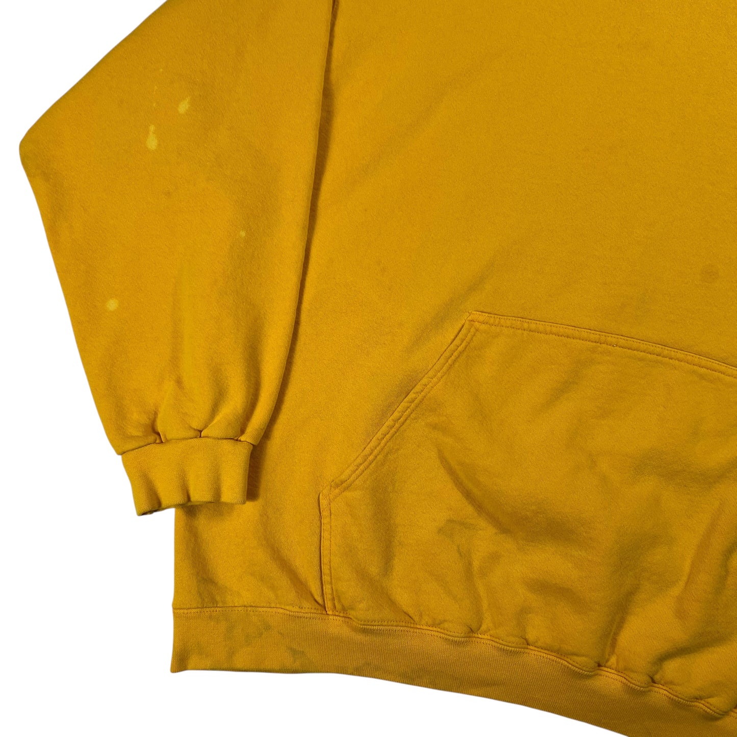 Vintage 90s Nike mini swoosh tonal mustard yellow hoodie (XXL)