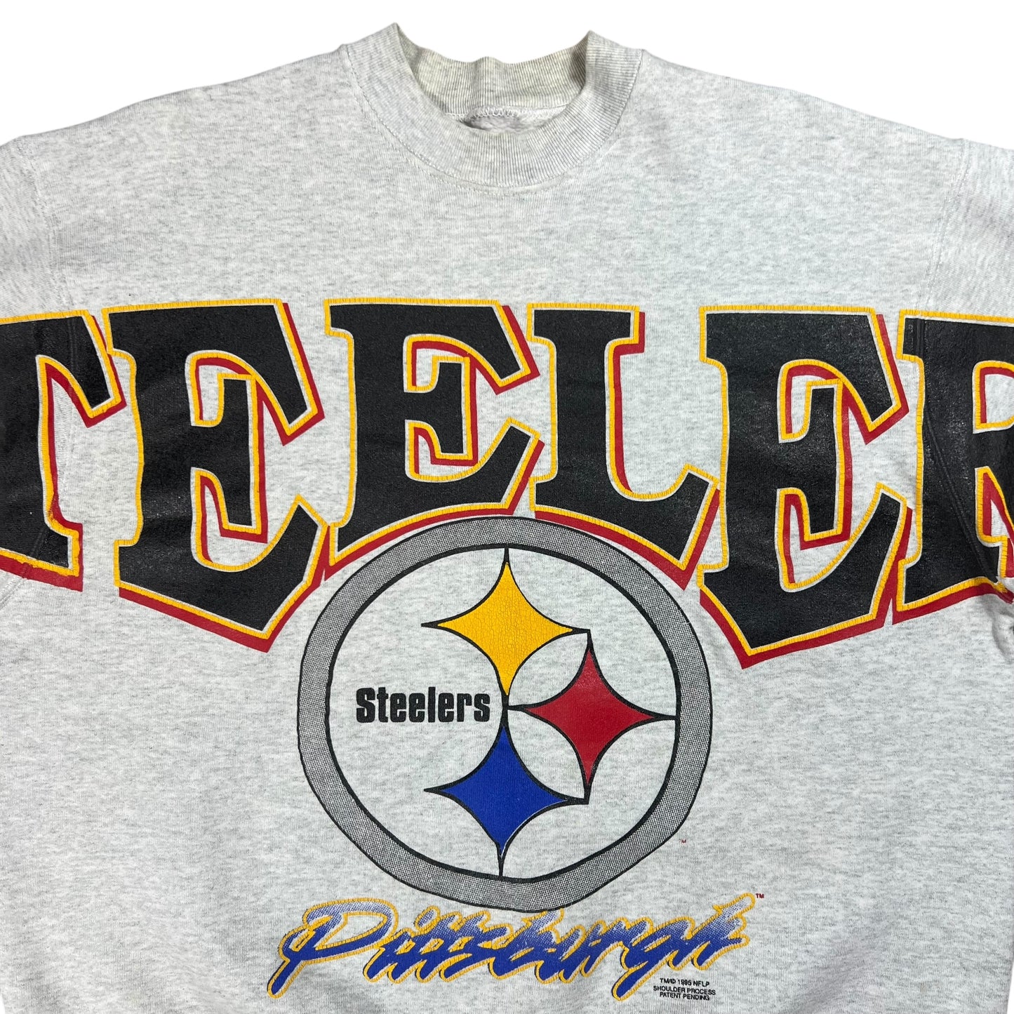 Vintage 1995 Cliff Engle Pittsburgh Steelers spell out crewneck (L)