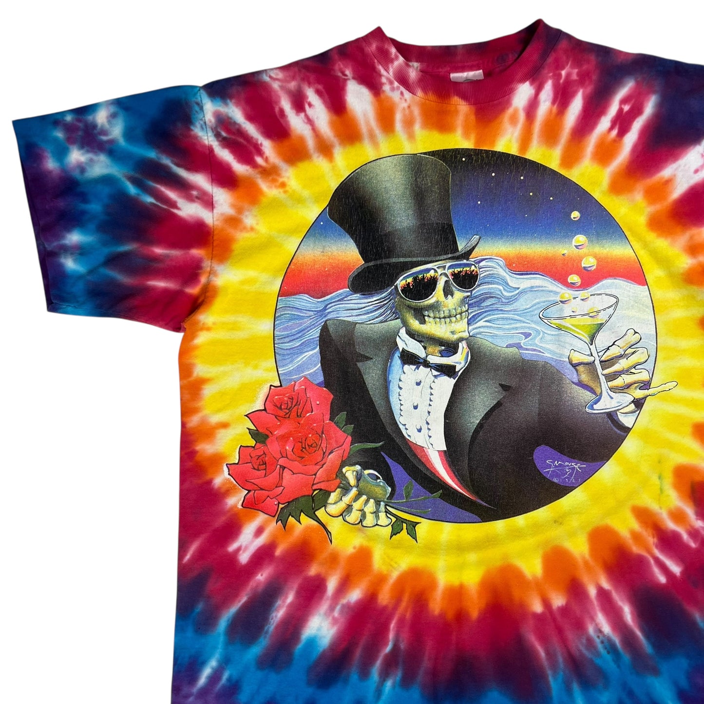 Vintage 1989 Grateful Dead One More Saturday Night Stanley Mouse tee (XL)