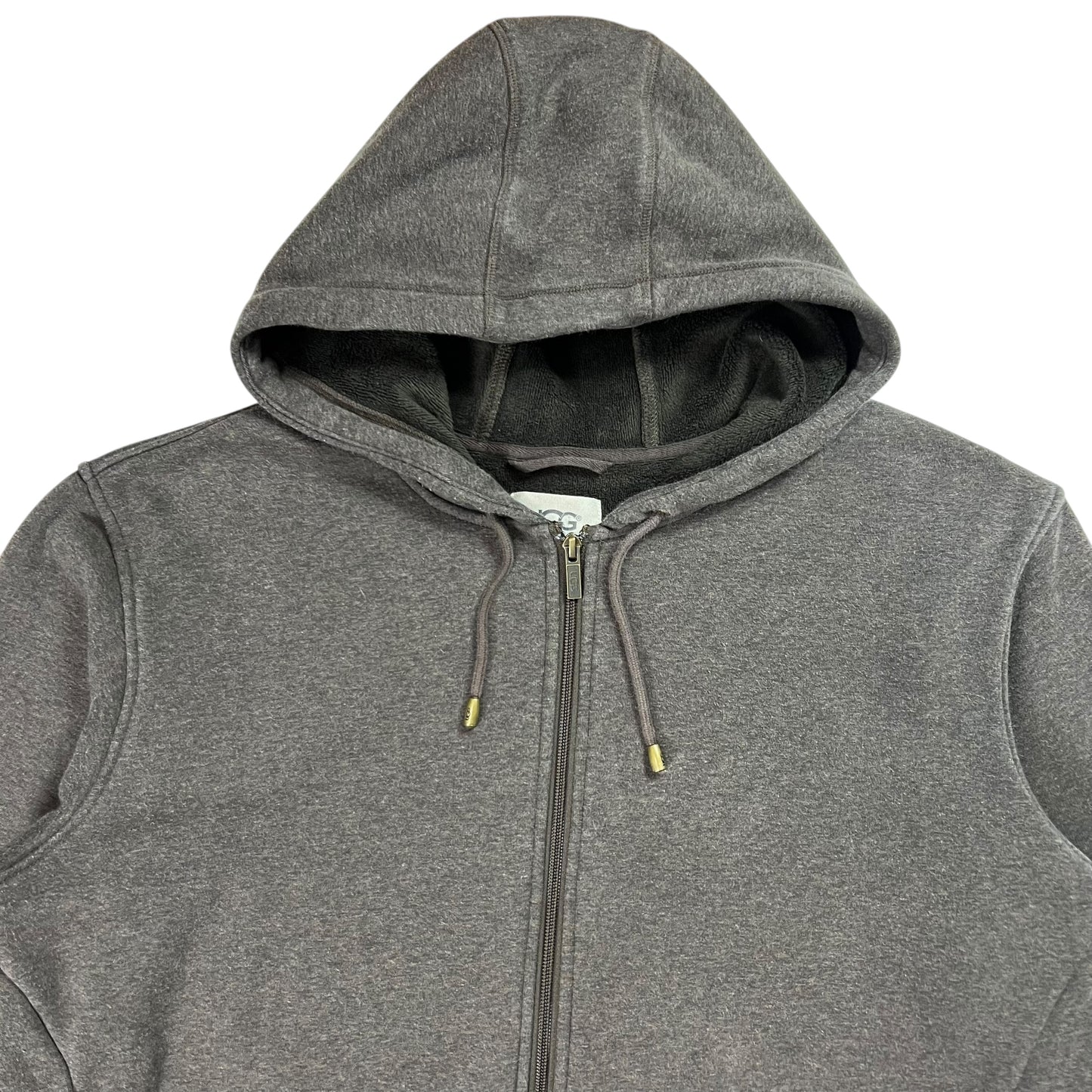Y2K Ugg for men full zip brown hoodie (XL)