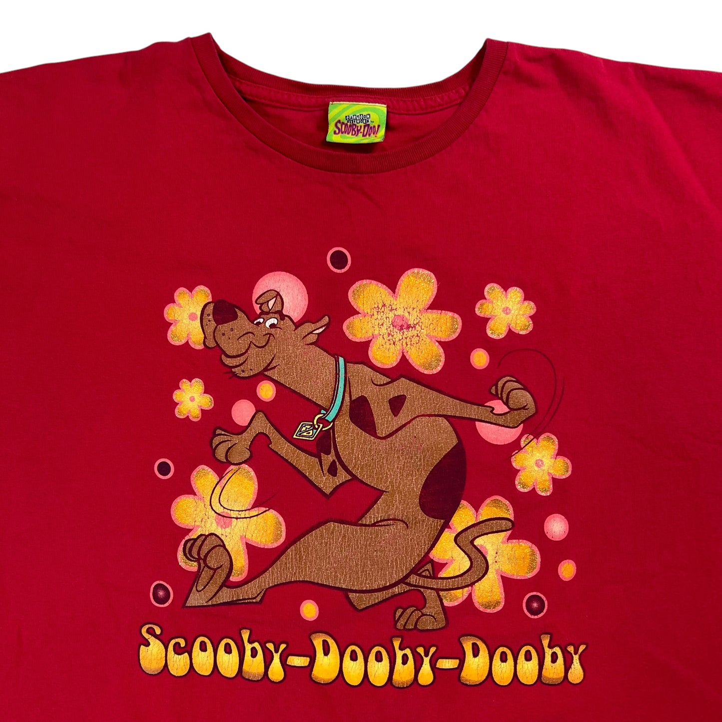 Vintage 2001 Cartoon Network Scooby Dooby Dooby tee (XXL)