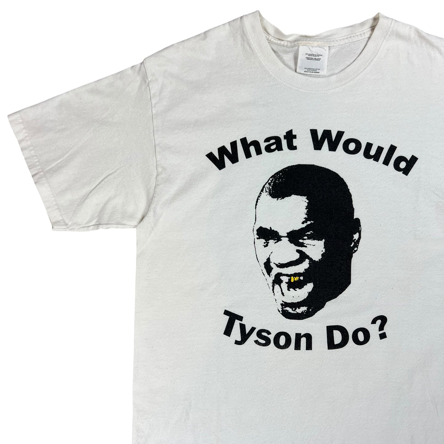 Vintage Y2K Mike Tyson “What Would Tyson Do?” Tee (M)