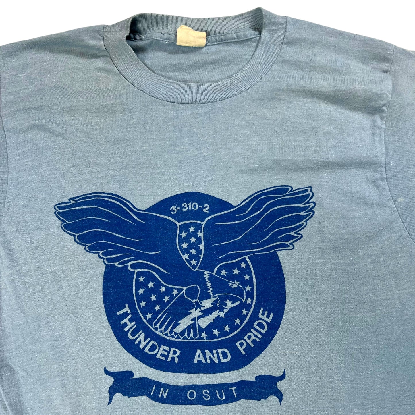 Vintage 80s Thunder and Pride IN OSUT military tee (S)