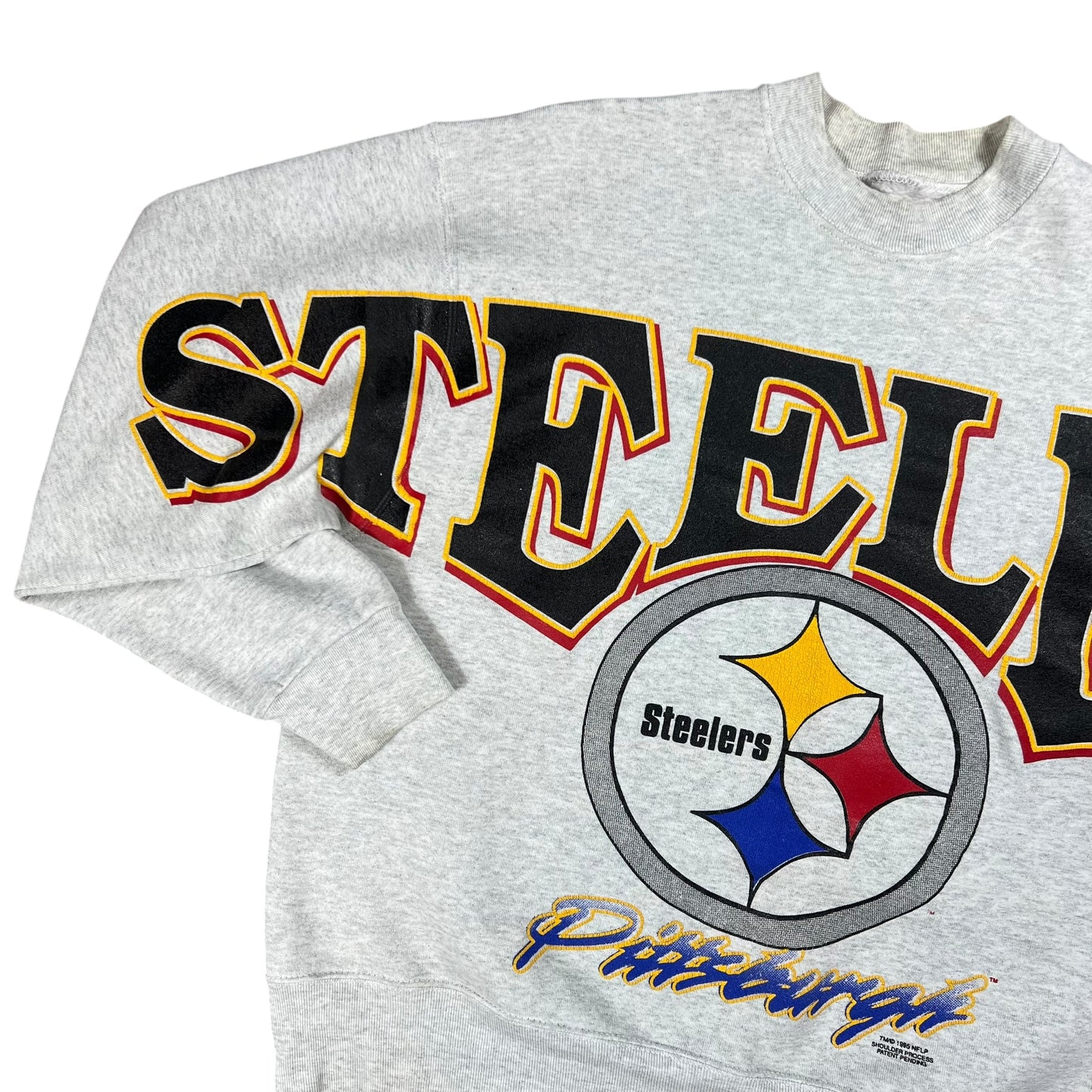 Vintage 1995 Cliff Engle Pittsburgh Steelers spell out crewneck (L)