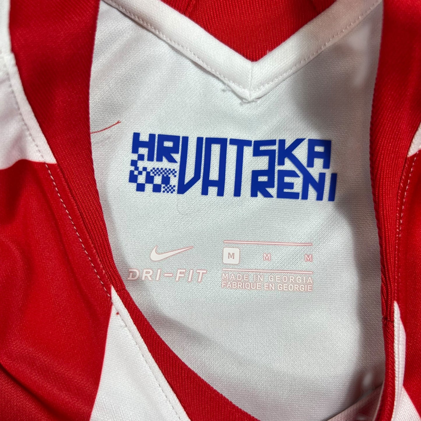 2020 Nike Croatia home soccer jersey (M)